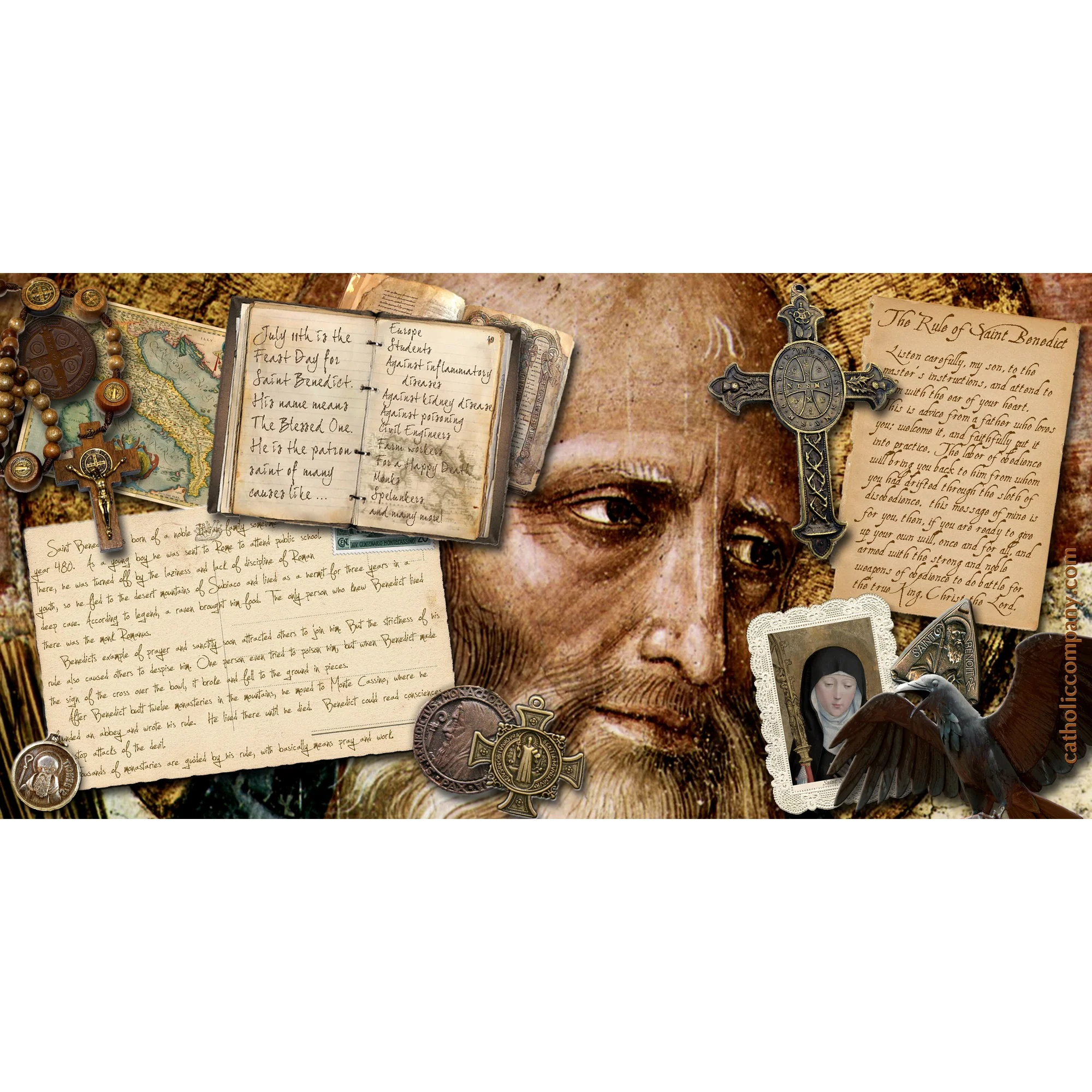 Saint Benedict Story Mug - Image 3