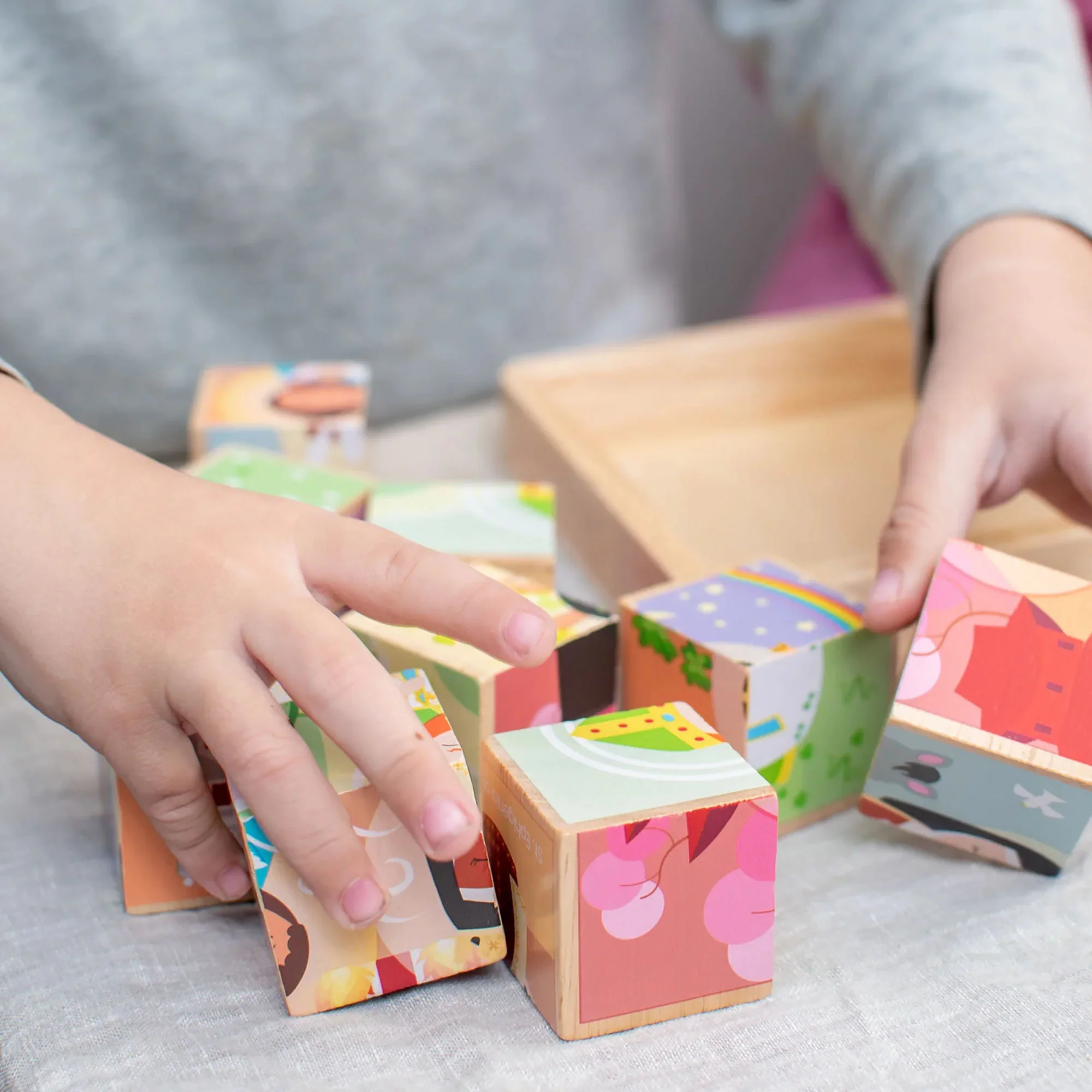 Saint Friends Wooden Cube Puzzle - Image 3