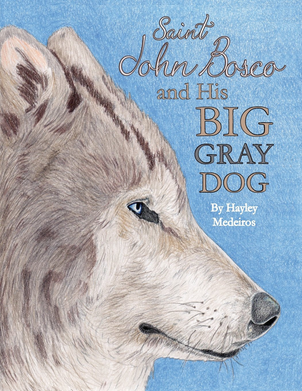 Saint John Bosco and His Big Gray Dog