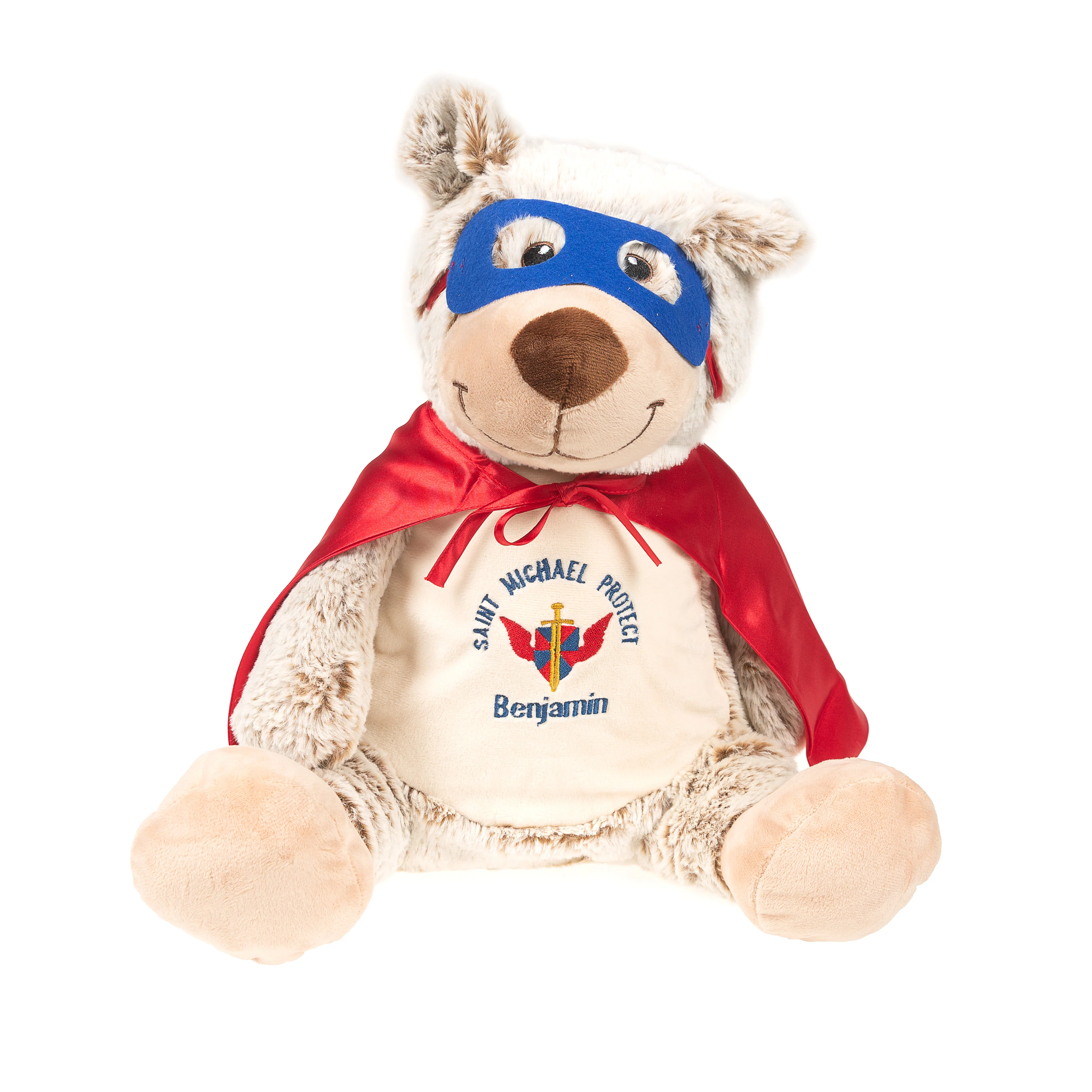 Saint Michael Superhero Bear Buddy - Image 2