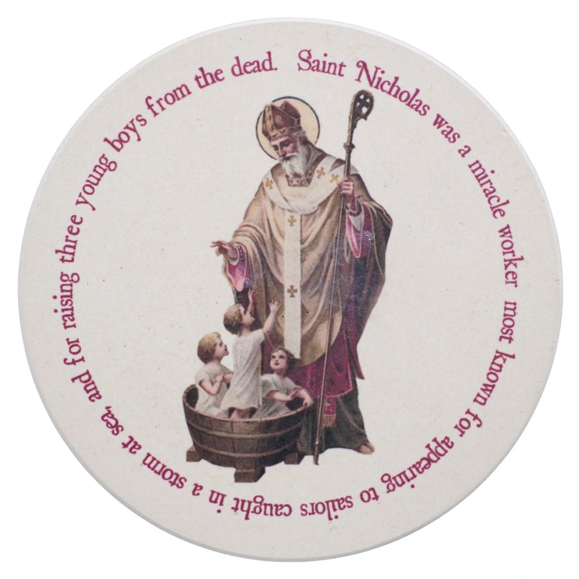 Saint Nicholas Sandstone Coasters - Image 5