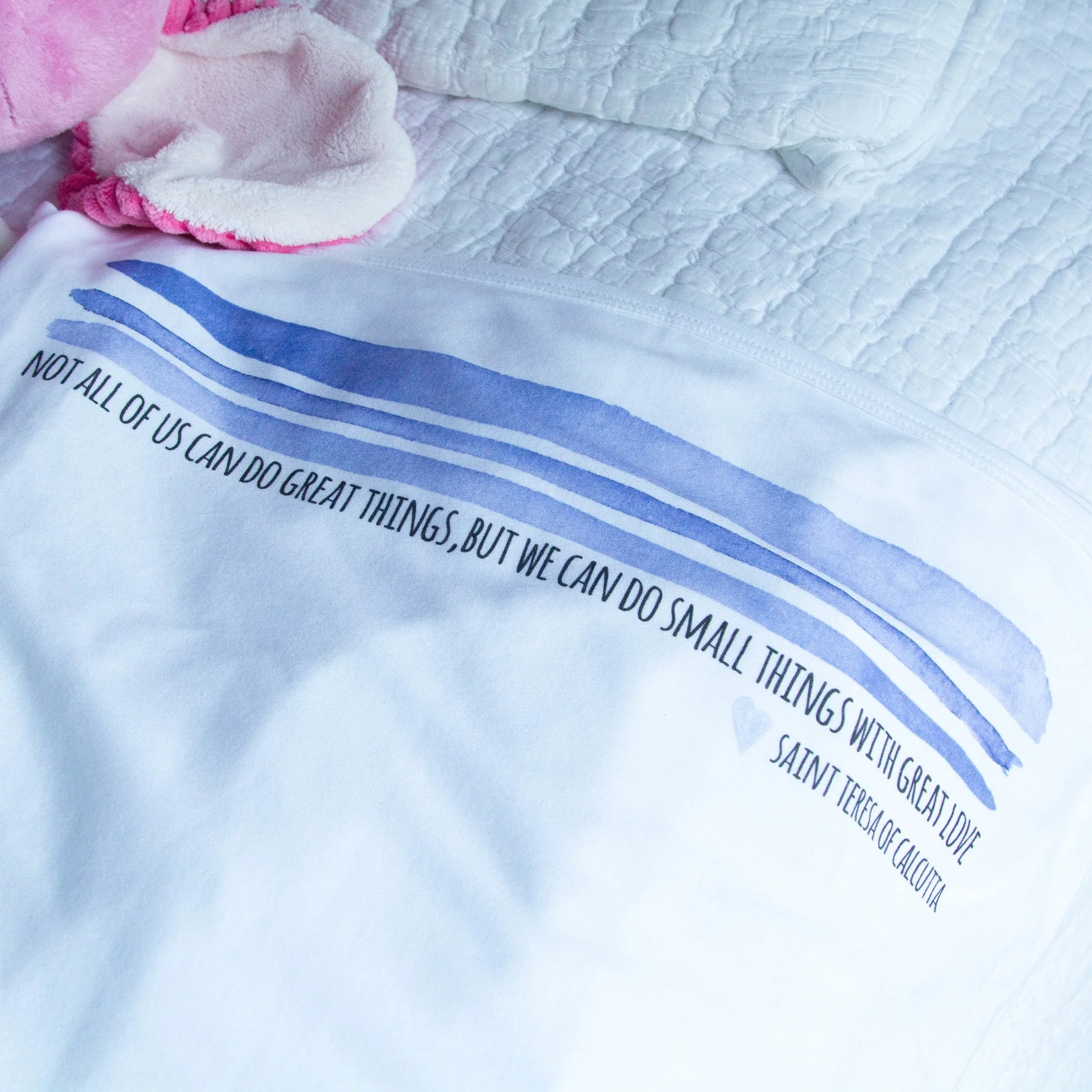 Saint Teresa Great Love Baby Blanket - Image 3