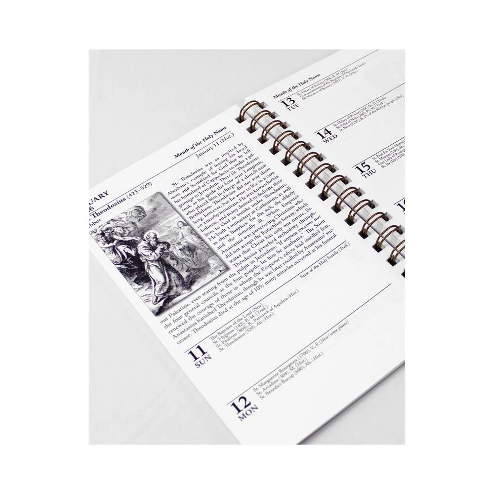 Saints Calendar & 16 Month Planner - Image 5