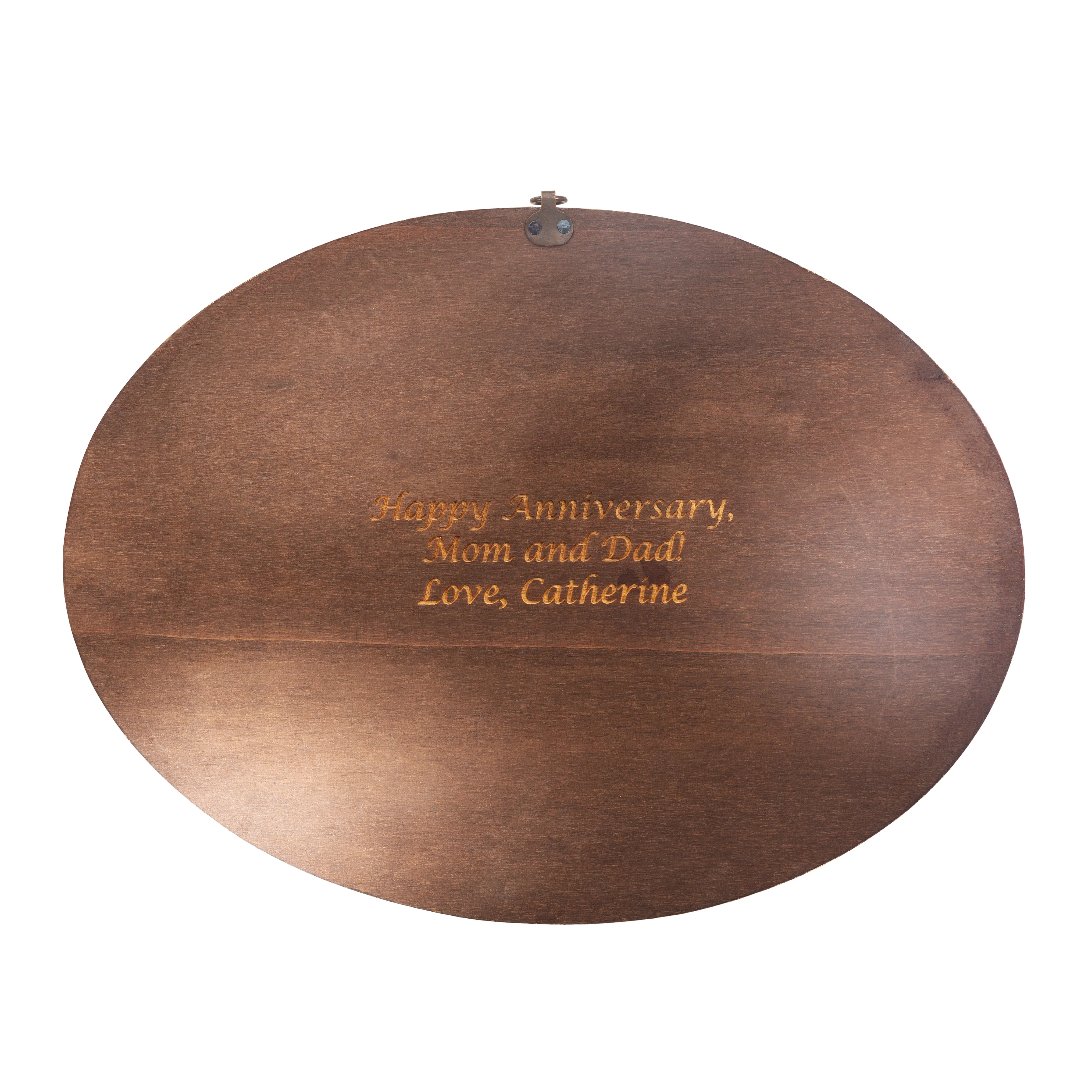 San Marco Annunciation Oval Wood Plaque - 15.8" - Image 3