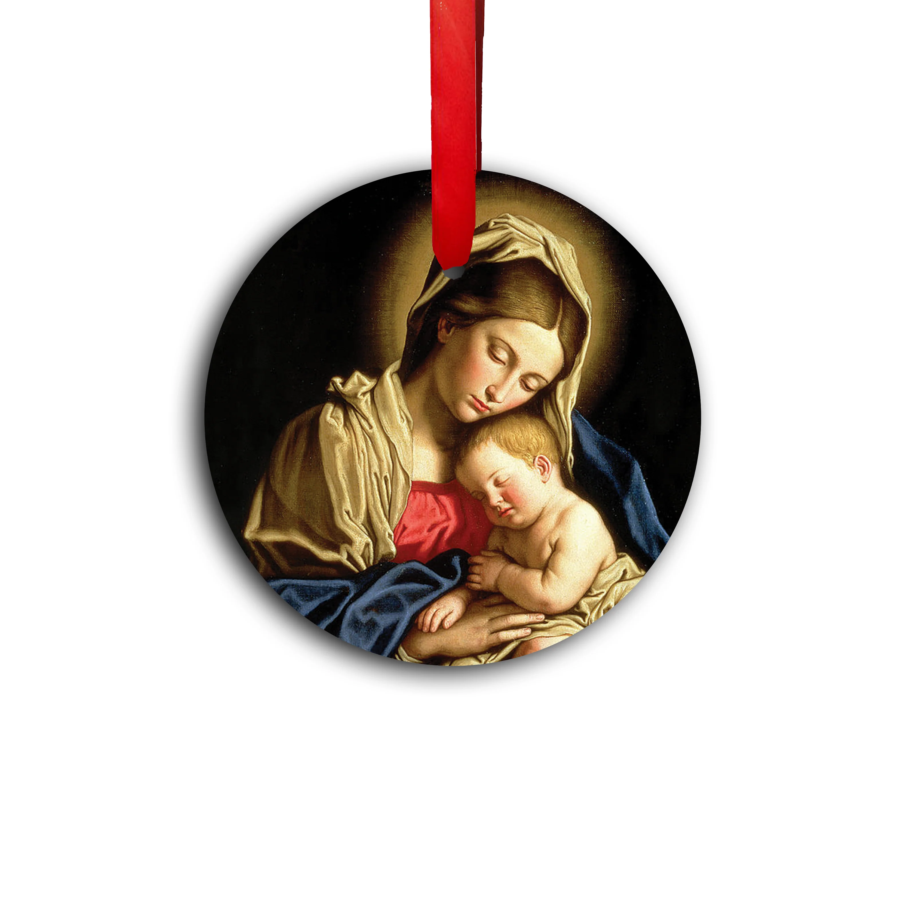Sassoferrato Madonna and Child Ornament - Image 2