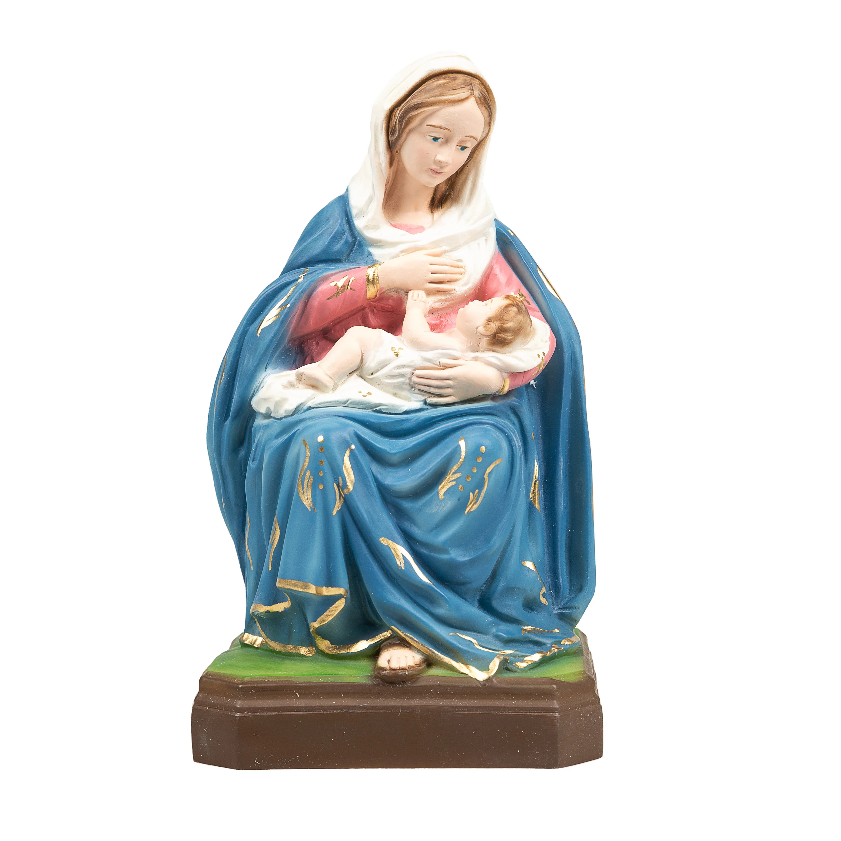 Seated Our Lady of Grace Statue - 8" - Image 2