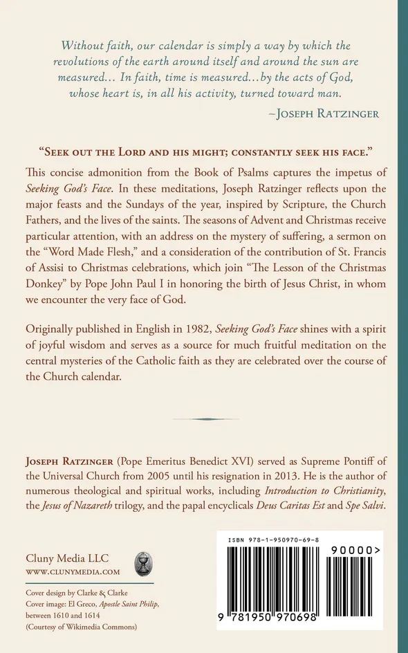 Seeking God's Face: Meditations for the Church Year - By Joseph Ratzinger - Image 2