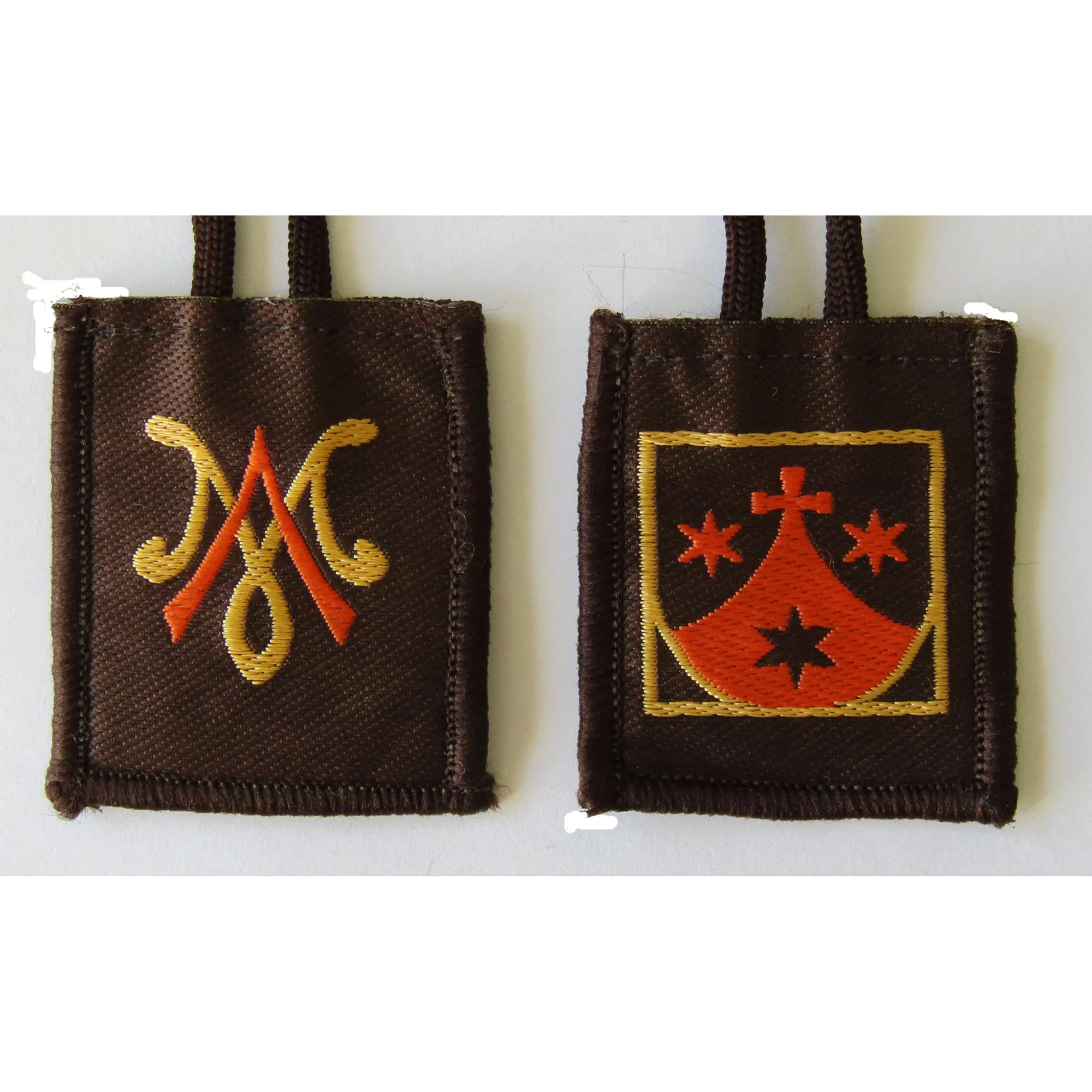 Shield of Mt. Carmel Brown Scapular