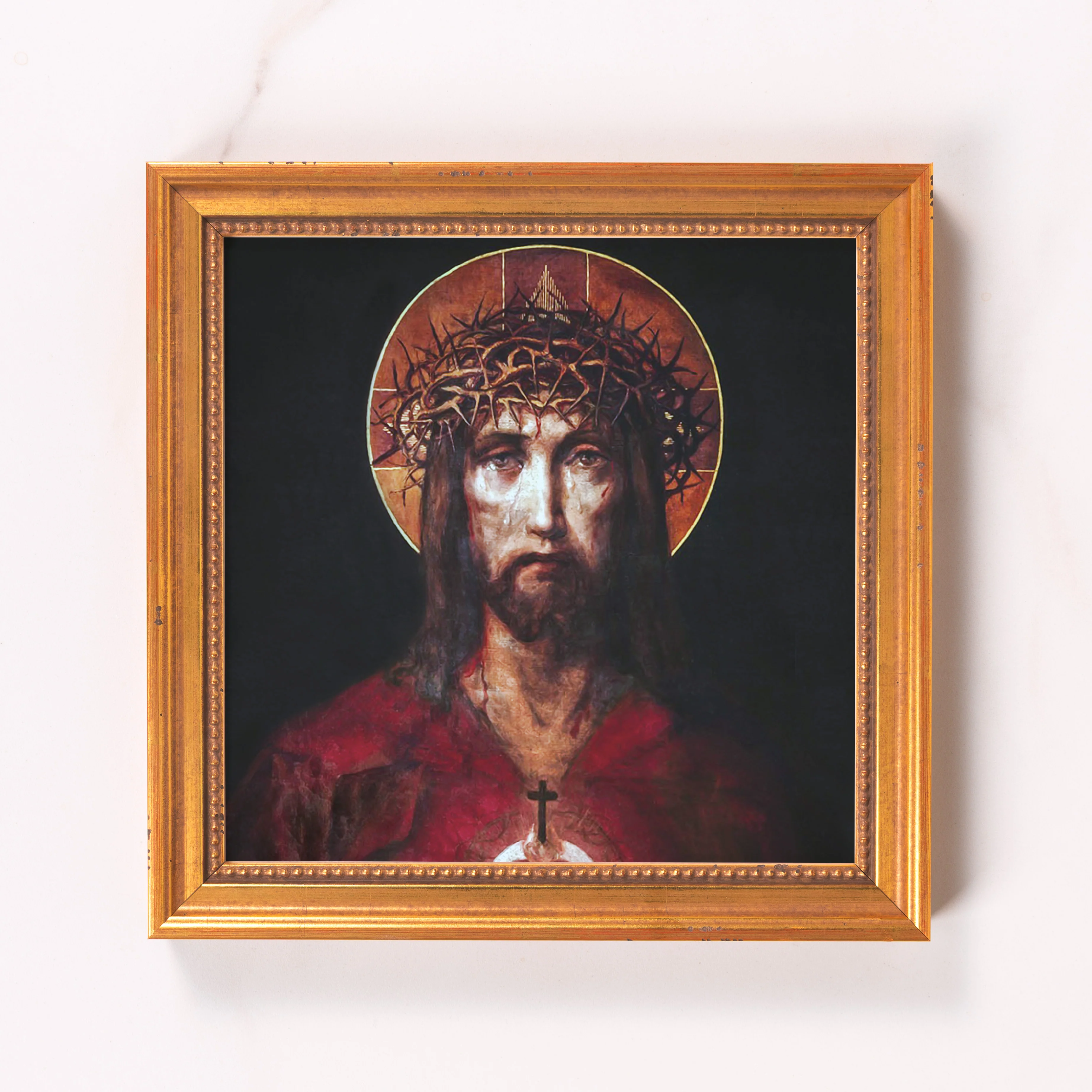 Sic Deus Dilexit Mundum Framed Canvas - Sacred Mini Collection - Image 4