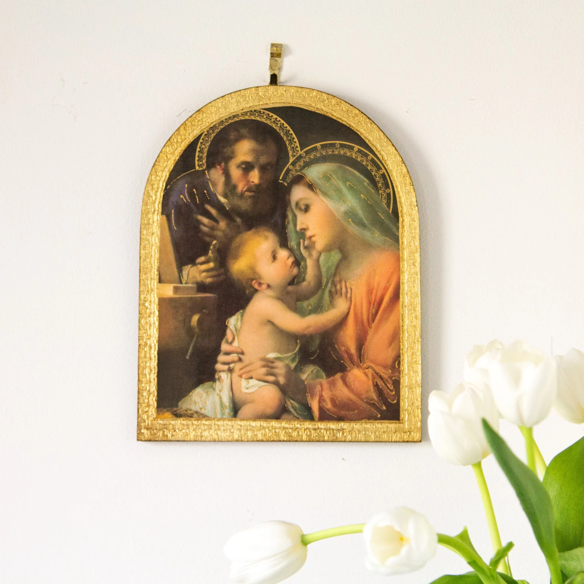 Simeone Holy Family Italian Plaque