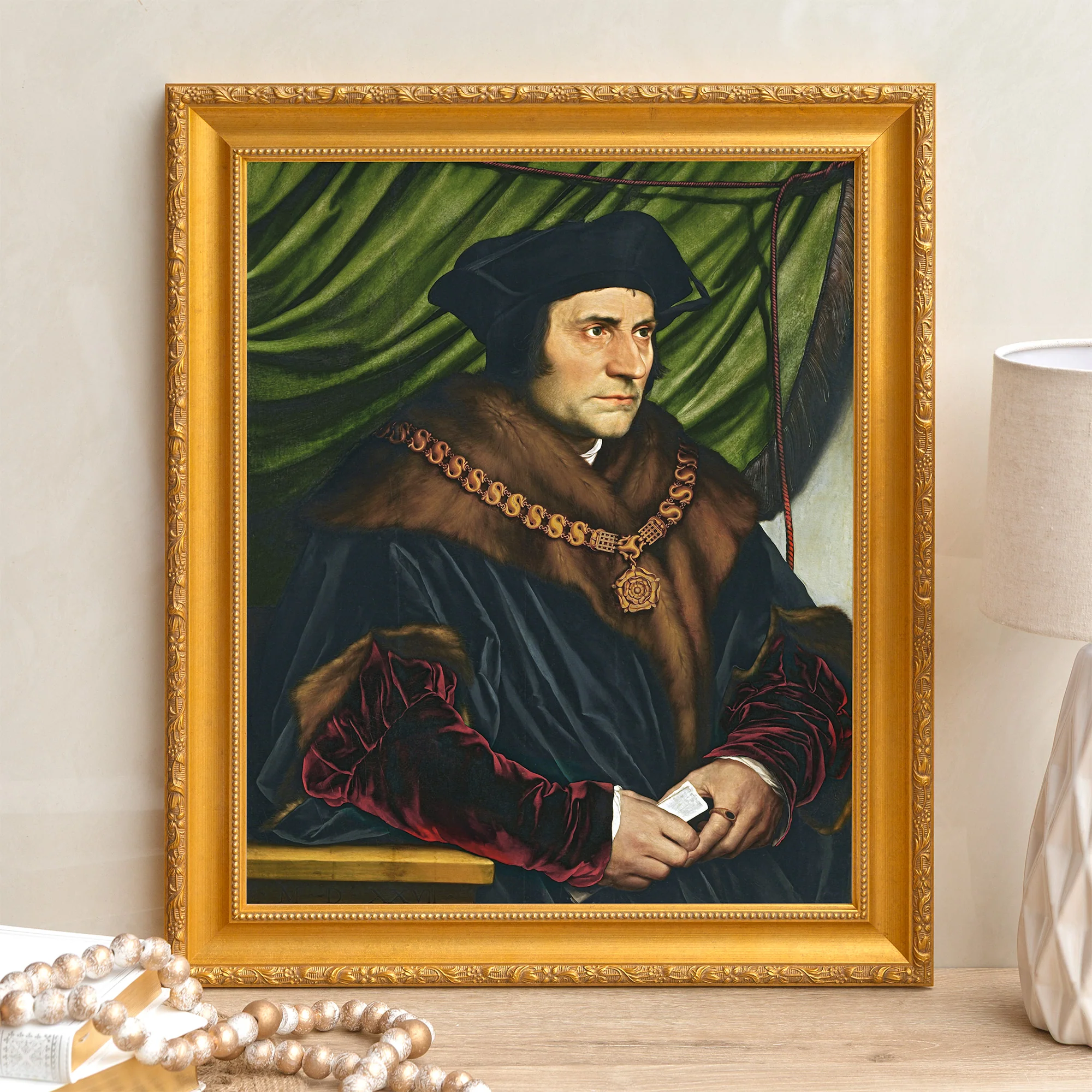 Sir Thomas More Framed Canvas - Sacred Signature Collection - Image 6