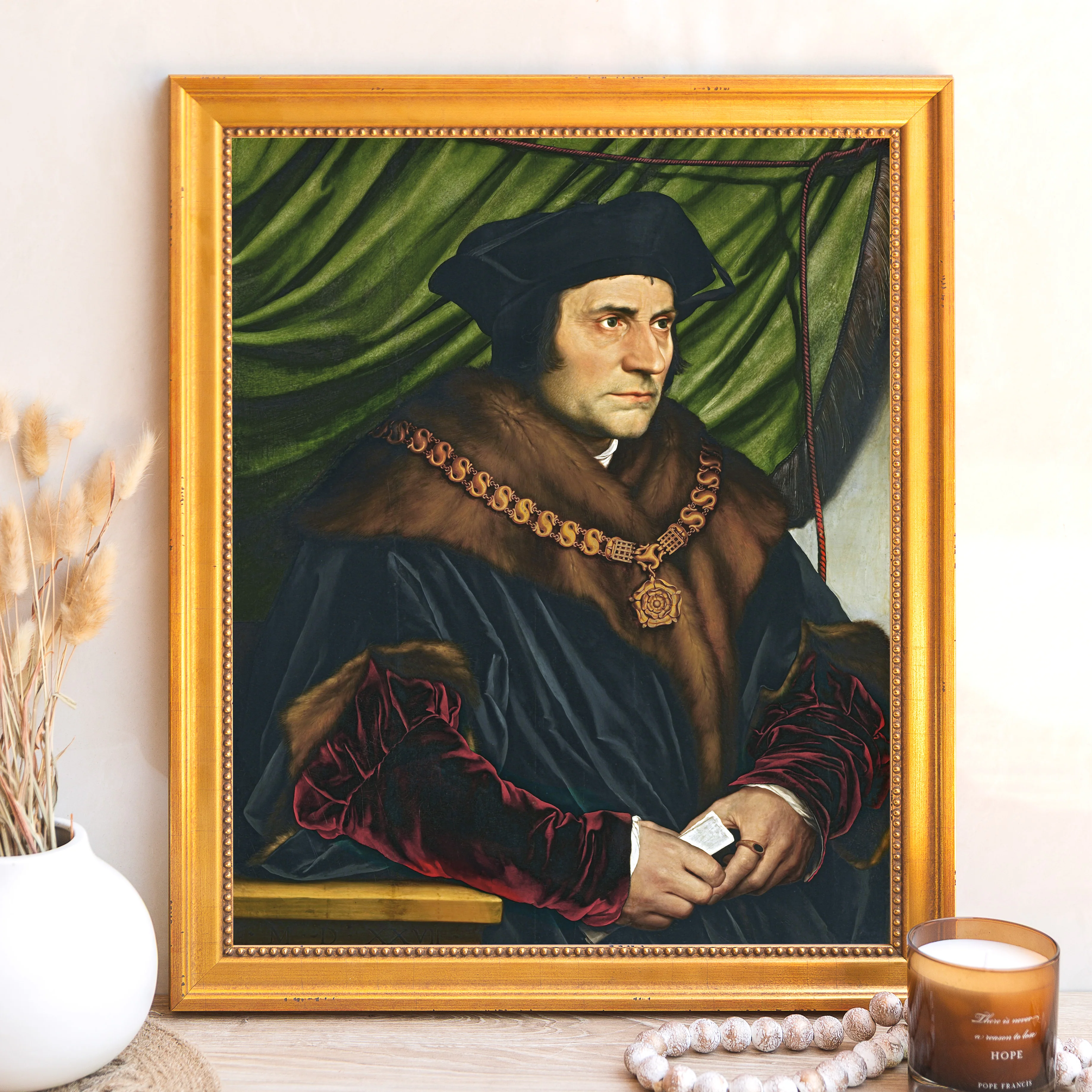 Sir Thomas More Framed Canvas - Sacred Signature Collection - Image 9
