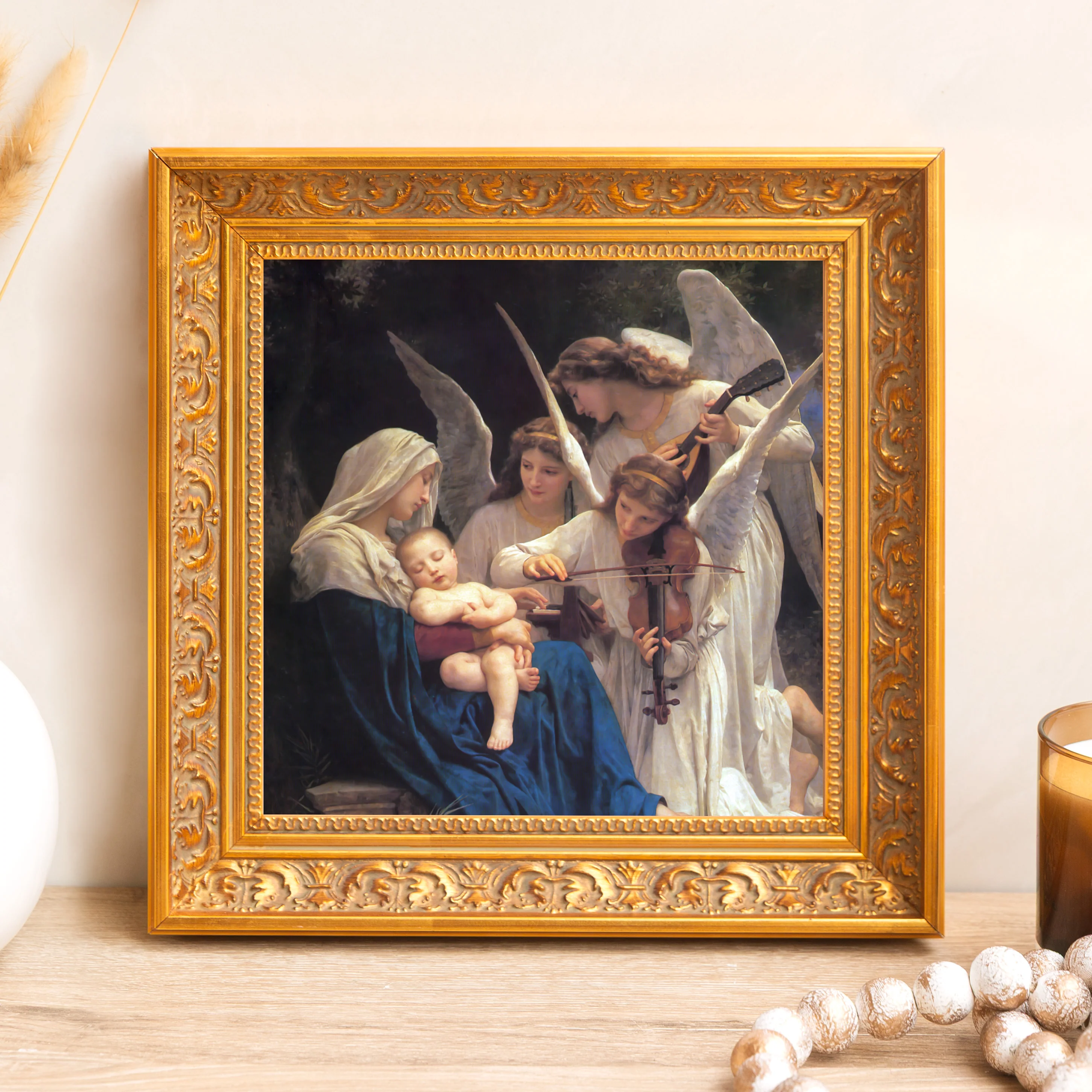 Song of Angels Framed Canvas - Sacred Mini Collection