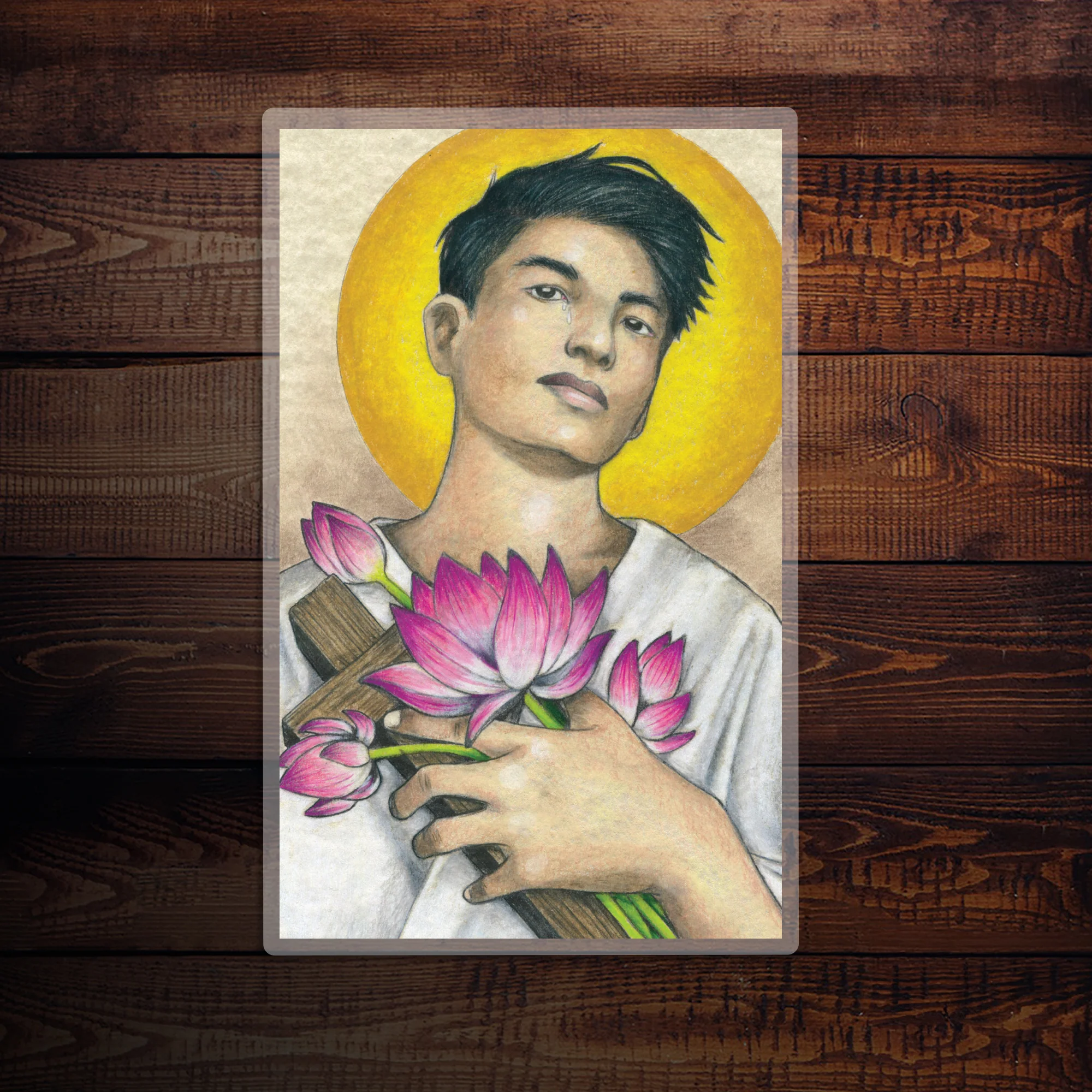 St. Andrew Dung Lac Large Prayer Card - Image 2