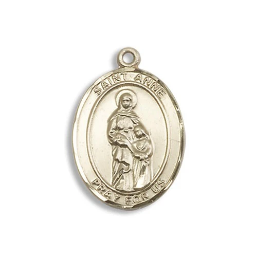 St. Anne Pendant with Chain, Bliss, Gold Filled