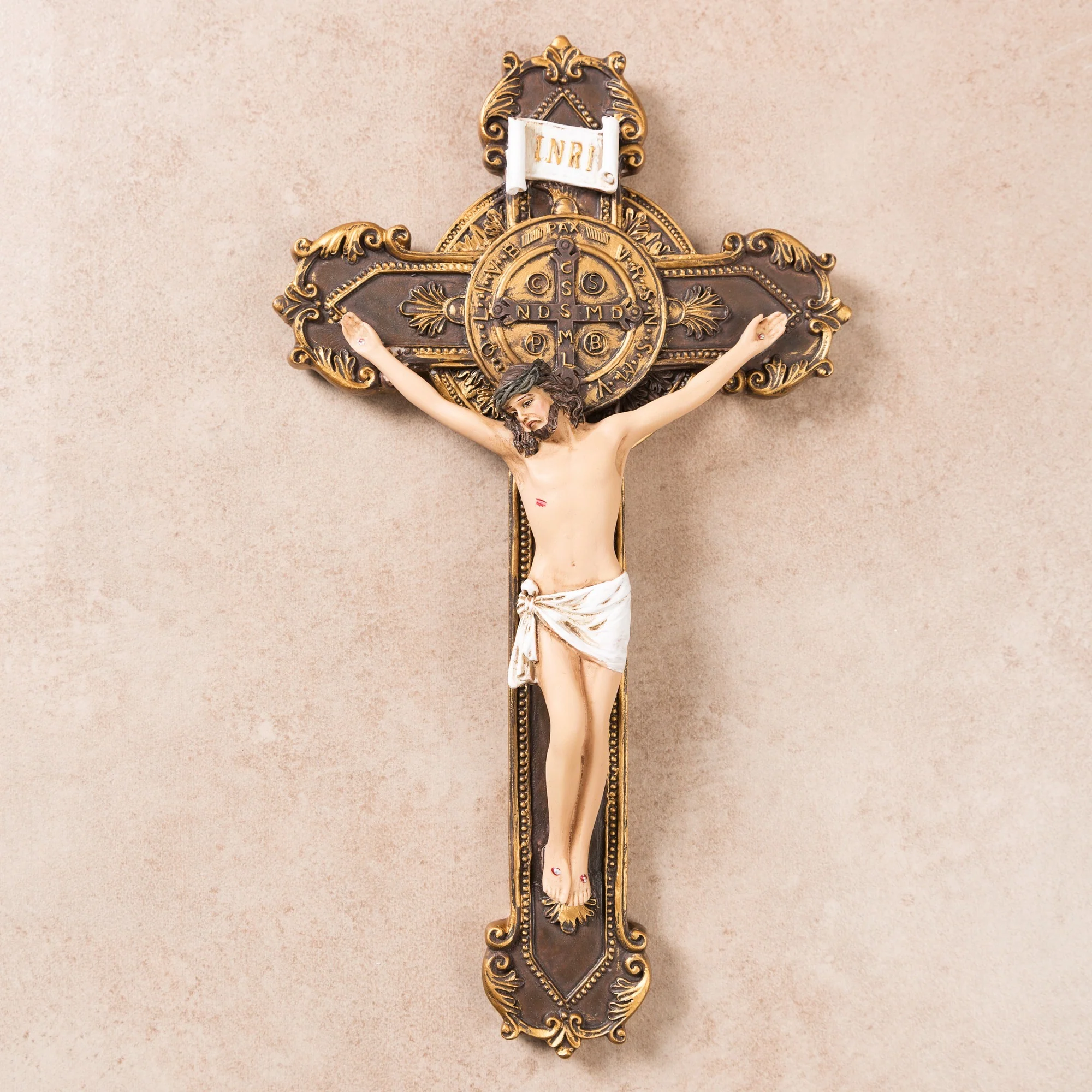 St. Benedict Crucifix 11 Inch - Image 3