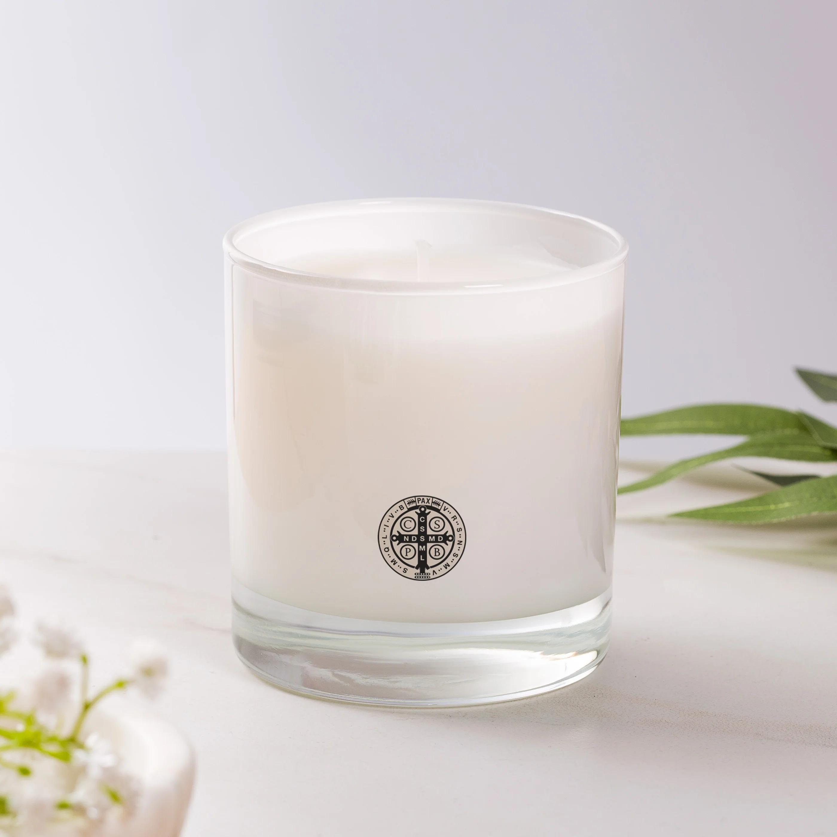 St. Benedict Medal Candle - Image 2