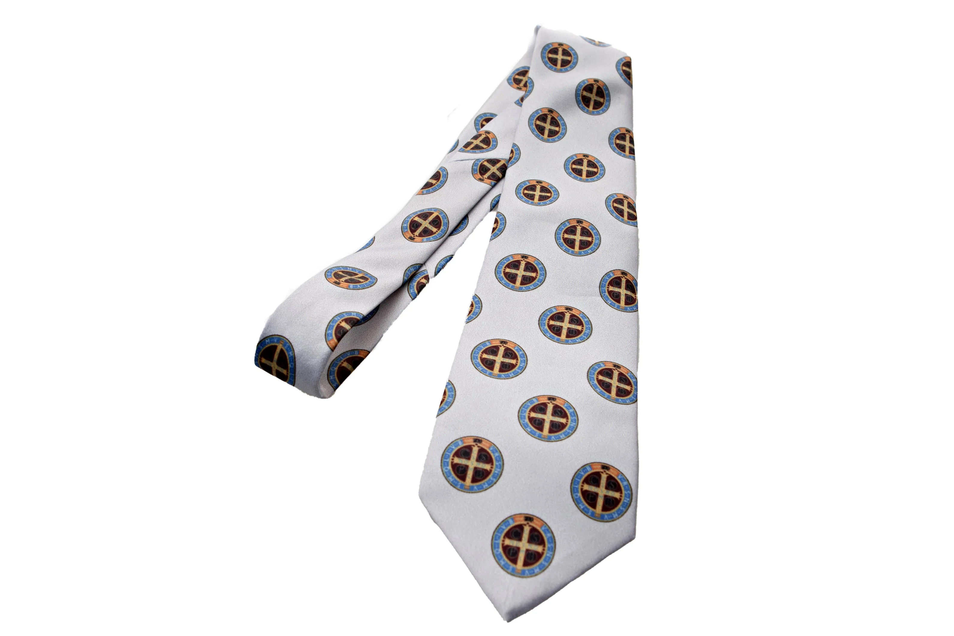 St. Benedict Medal Necktie - Image 2