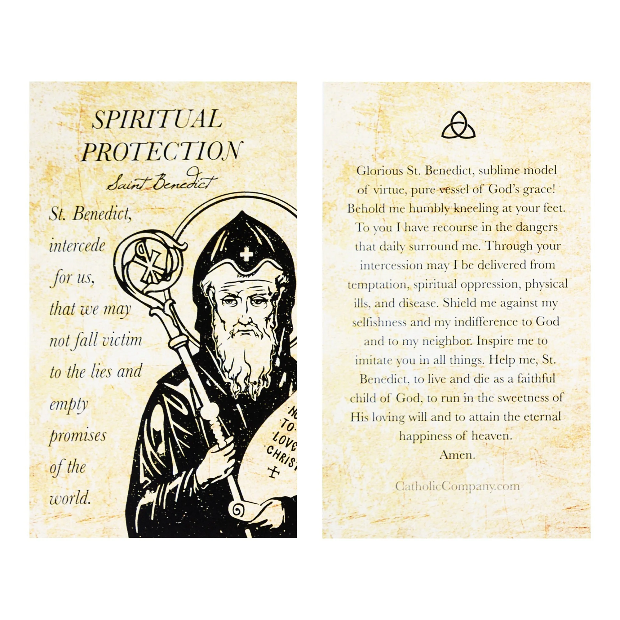 St. Benedict Spiritual Protection Decade Rosary with Card - Image 5