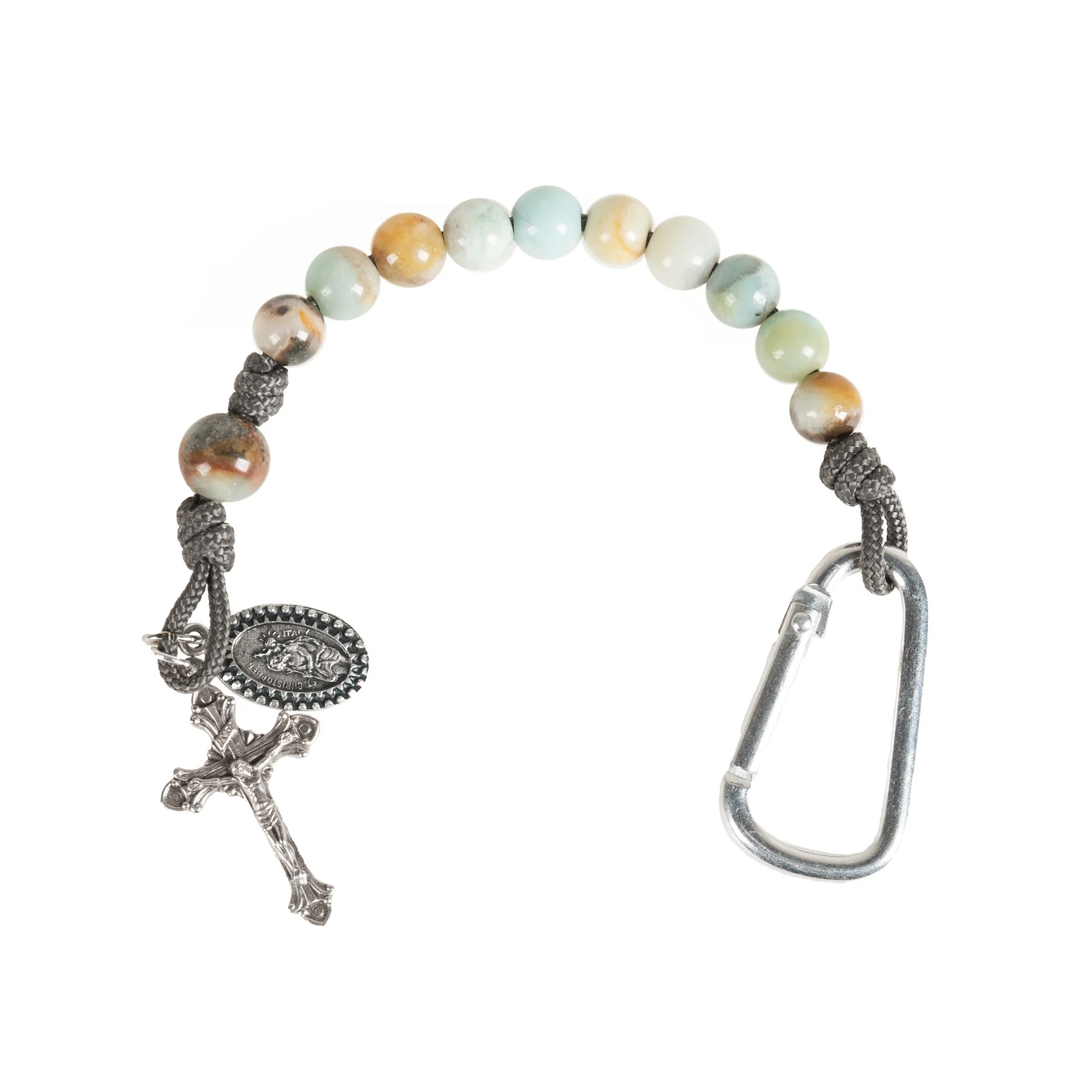 St. Christopher Brave Beads Tenner Rosary - Image 2