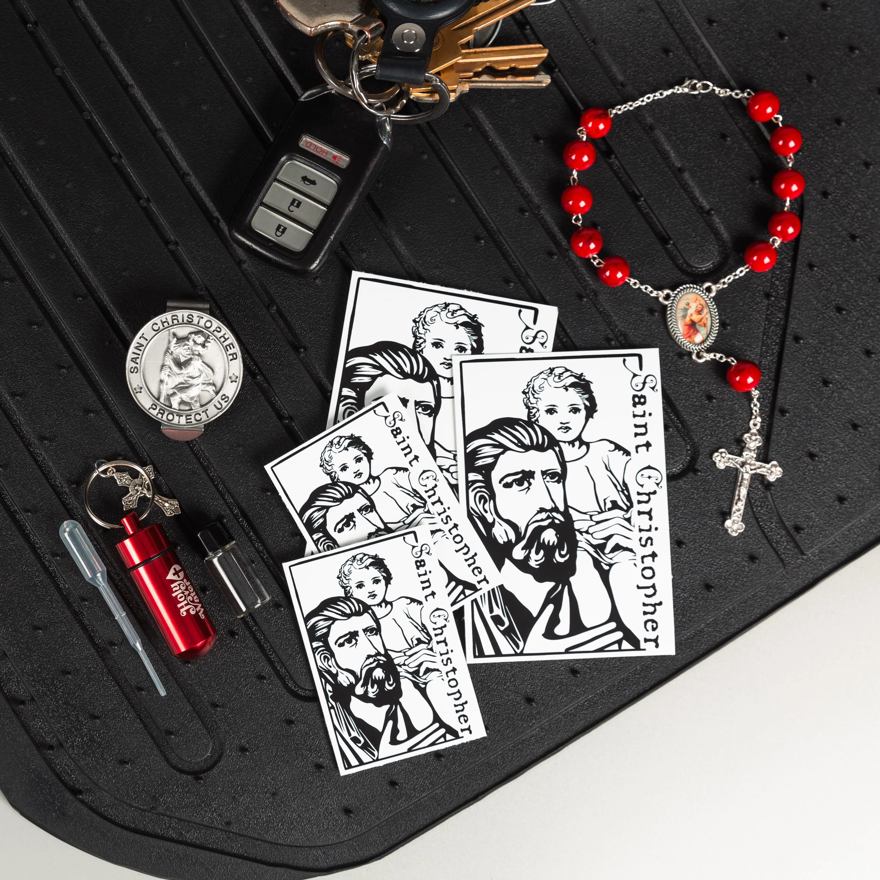 St. Christopher Car Gift Set
