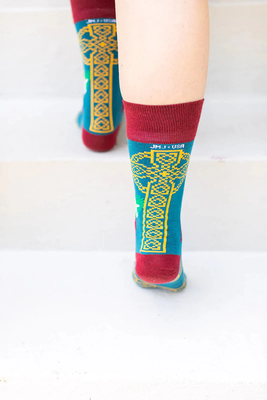 St. Dymphna Adult Socks - Image 9