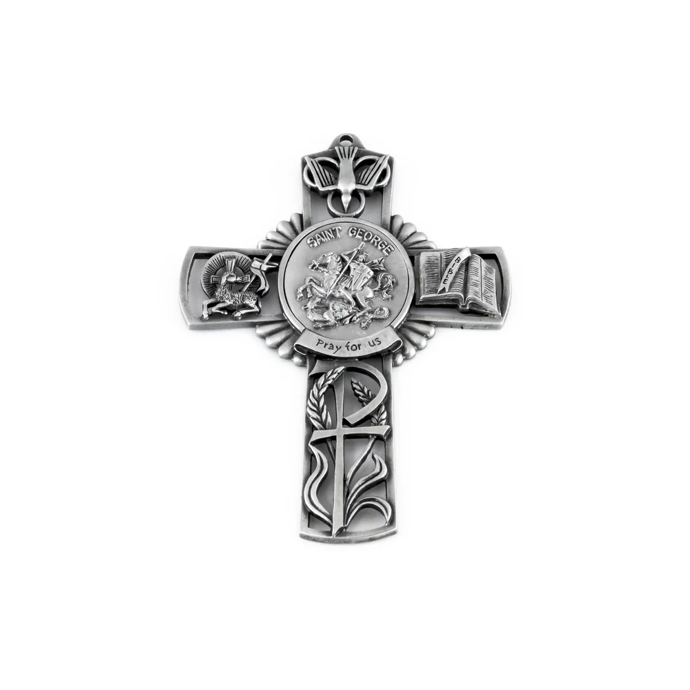 St. George Wall Cross 5"