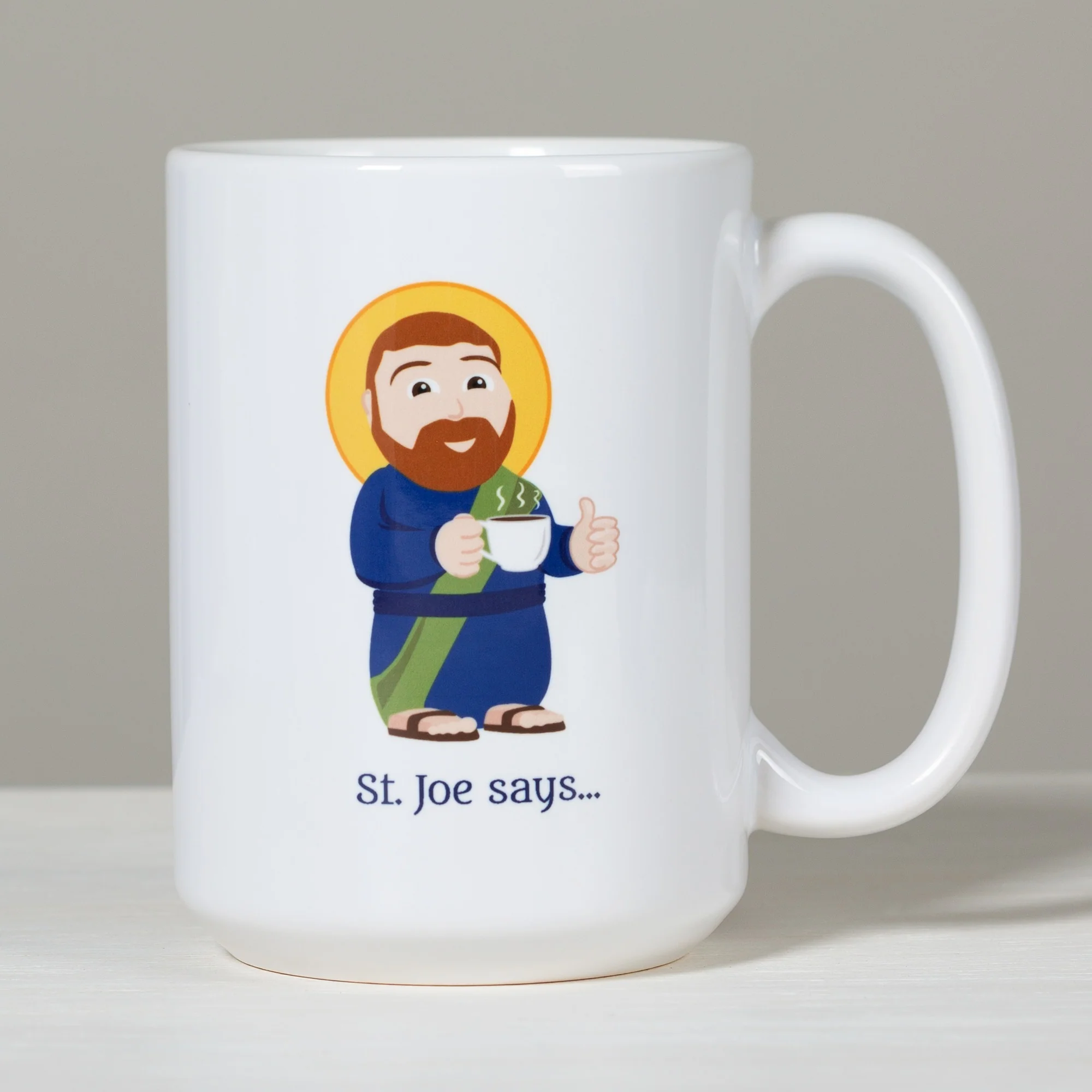 St. Joe Coffee Pray First Coffee Second Mug