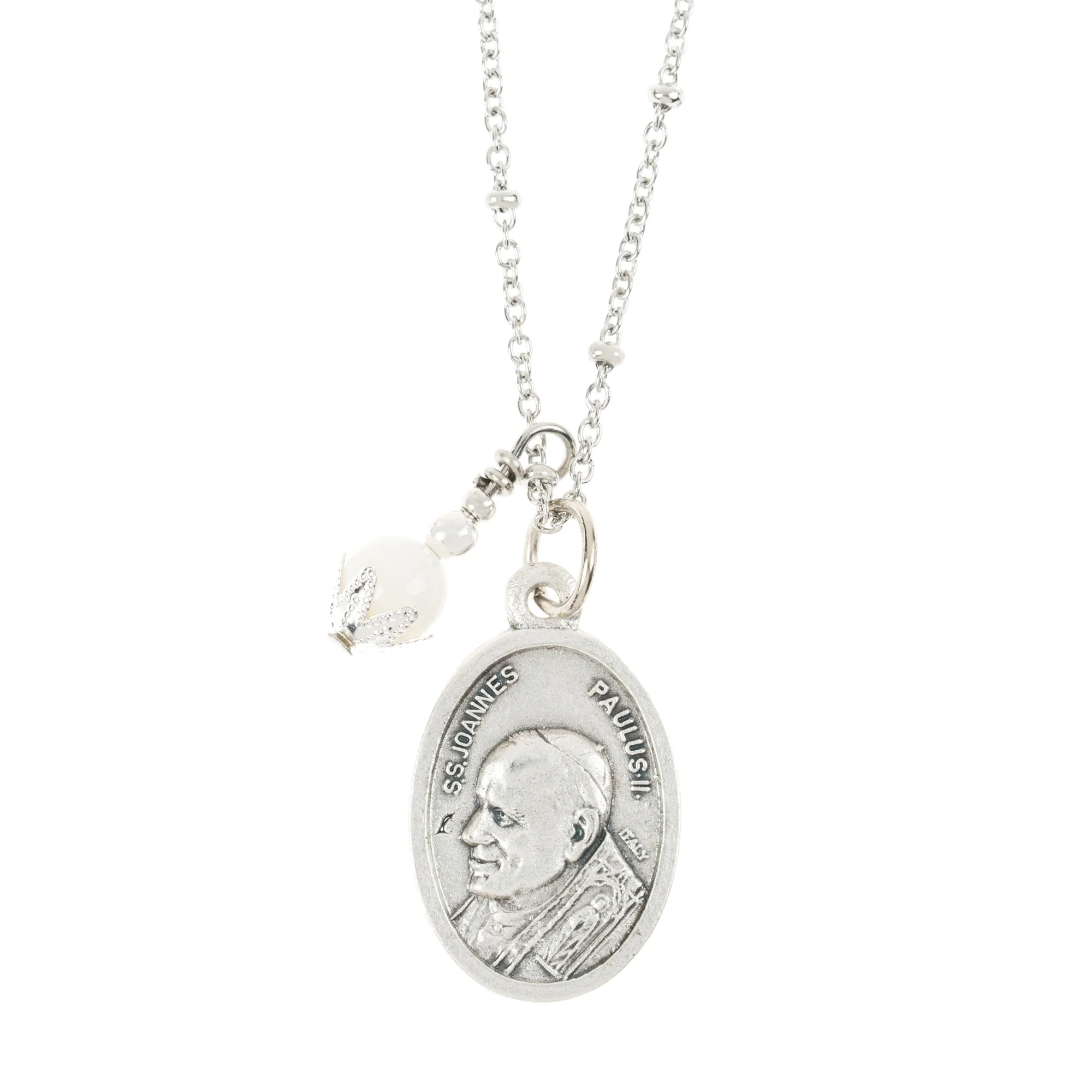 St. John Paul II Ball Chain Necklace - Image 2