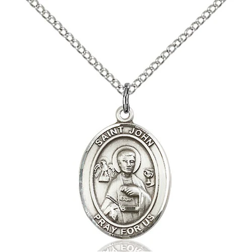 St. John the Apostle Pendant, Bliss, Sterling Silver