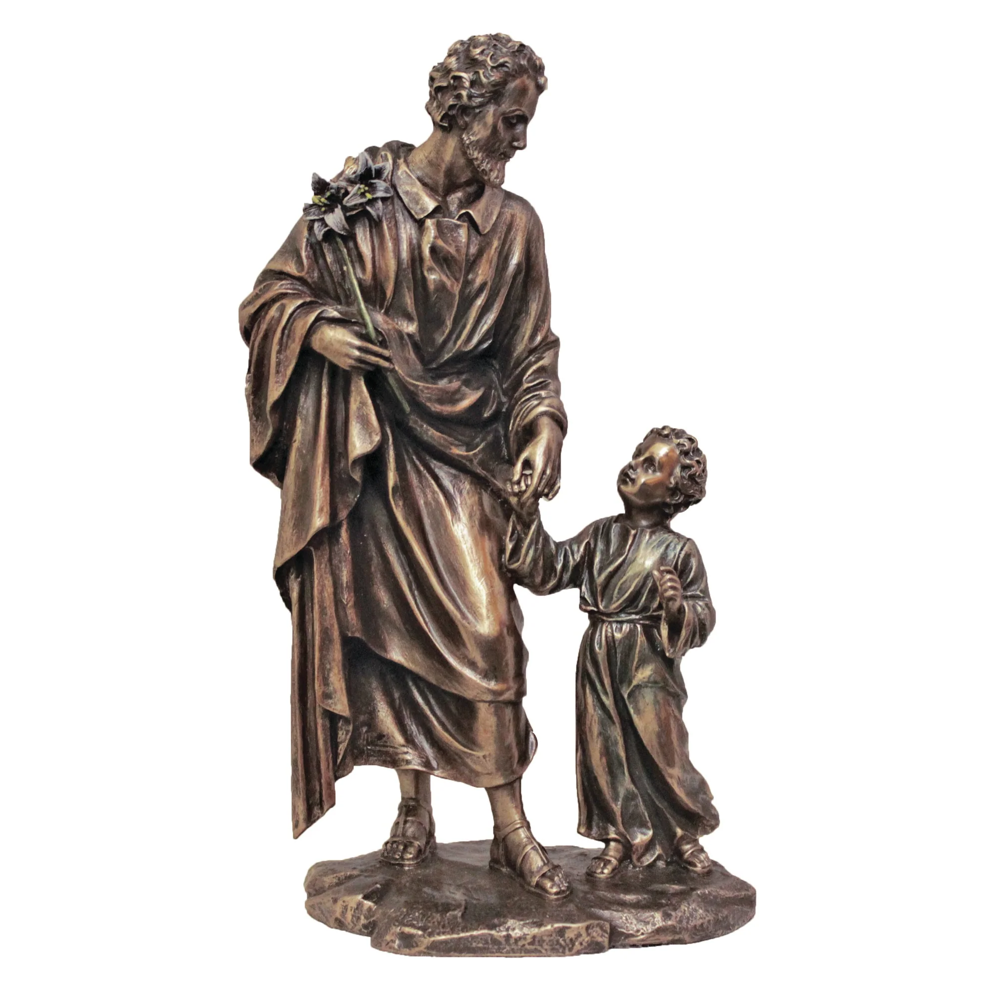 St. Joseph and Child Statue - 8.25'' - Image 2
