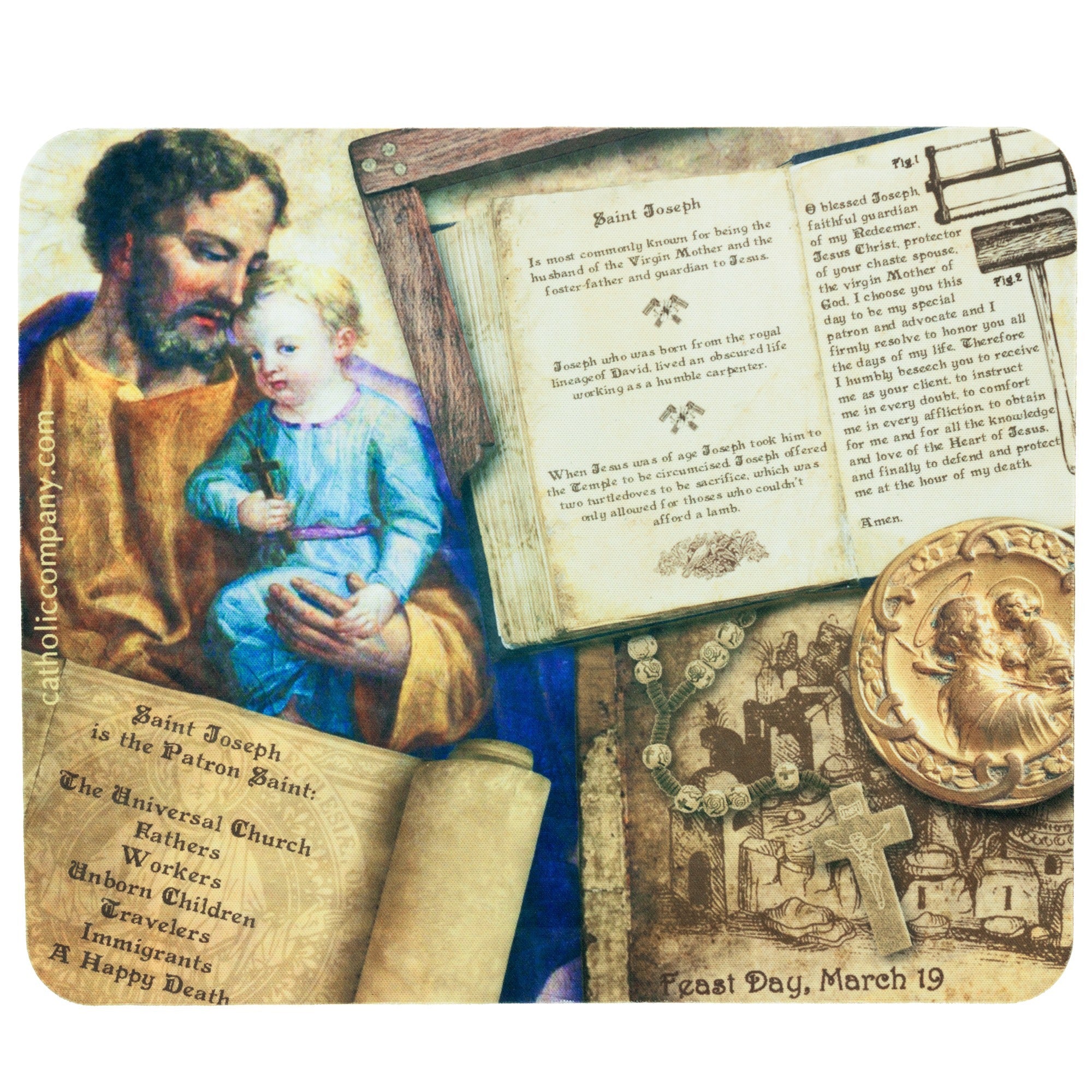 St. Joseph Story Mousepad - Image 2
