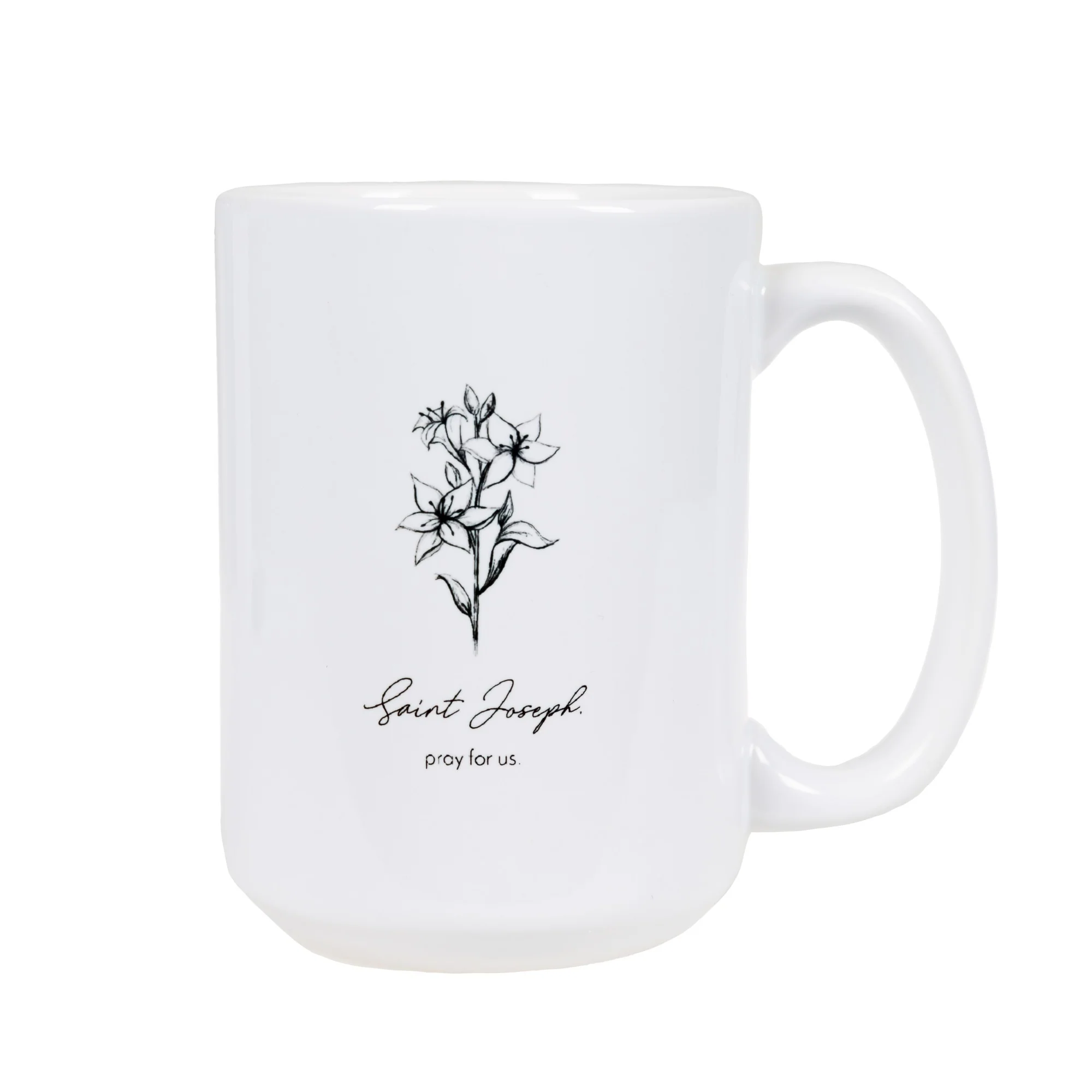 St. Joseph White Lily Mug