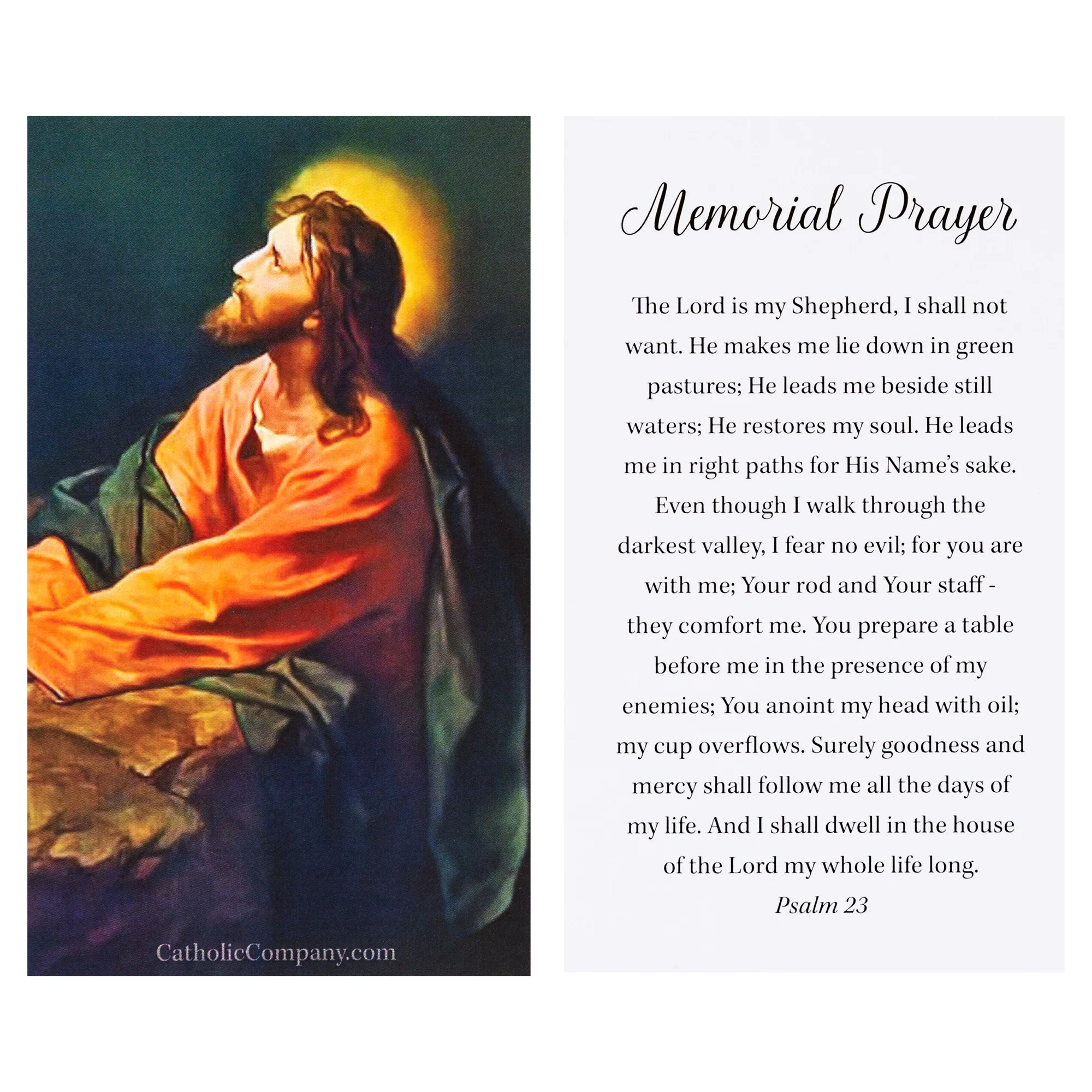 St. Joseph Wood Bead Memorial Rosary - Image 4