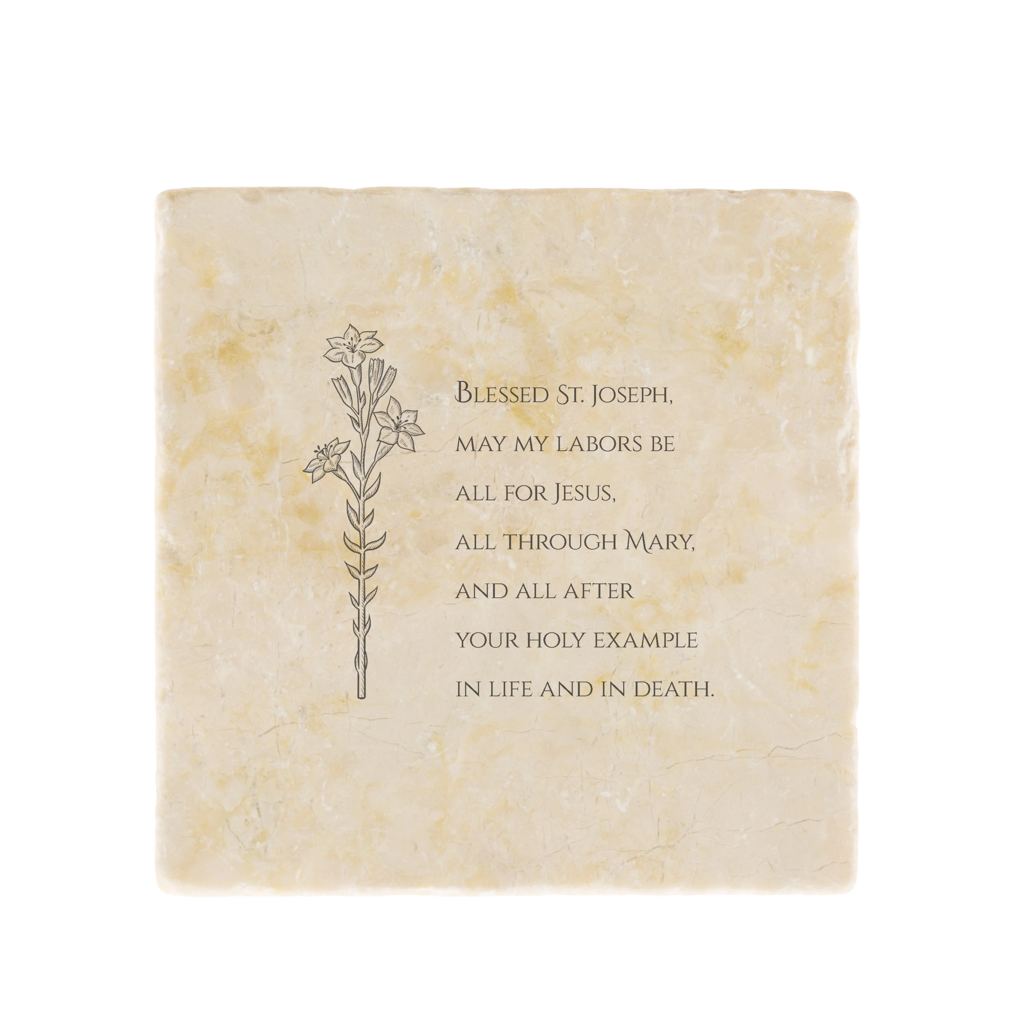 St. Joseph Workplace Tumbled Stone - Image 3