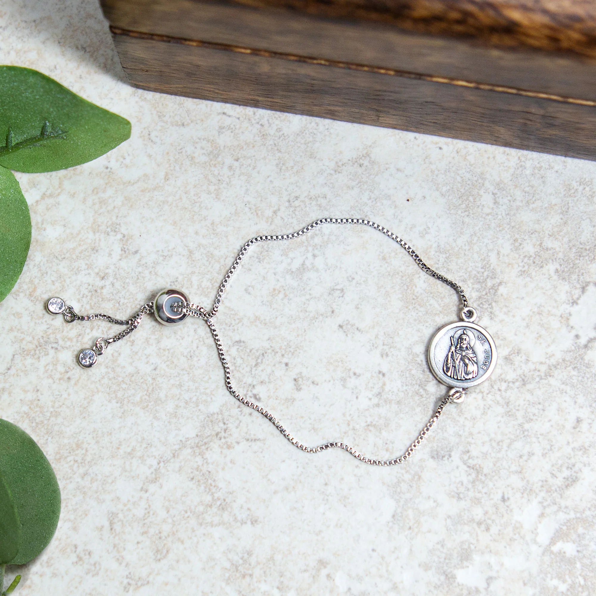 St. Jude Box Chain Bracelet