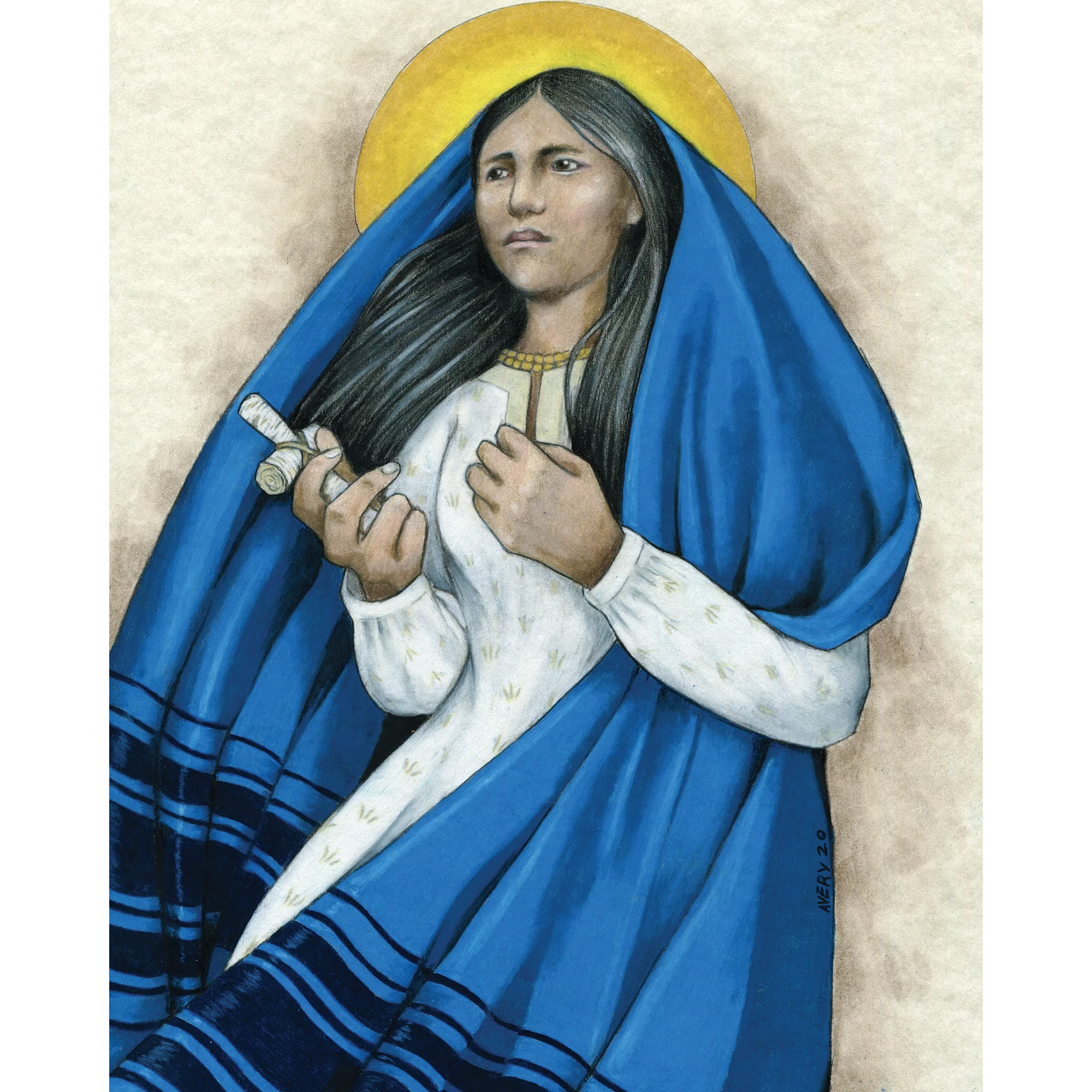 St. Kateri Tekakwitha Art Print