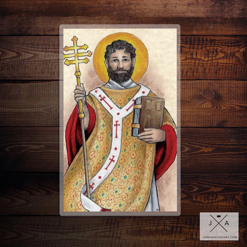 St. Leo the Great Large Laminated Prayer Card - Image 2