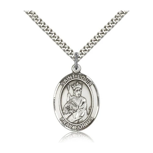 St. Louis Pendant with Chain, Bliss, Sterling Silver