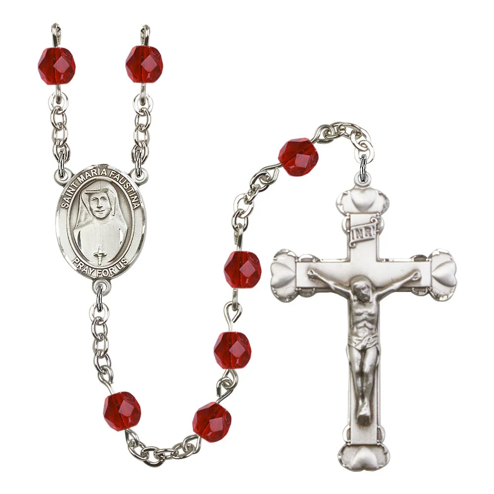 St. Maria Faustina Red July Rosary