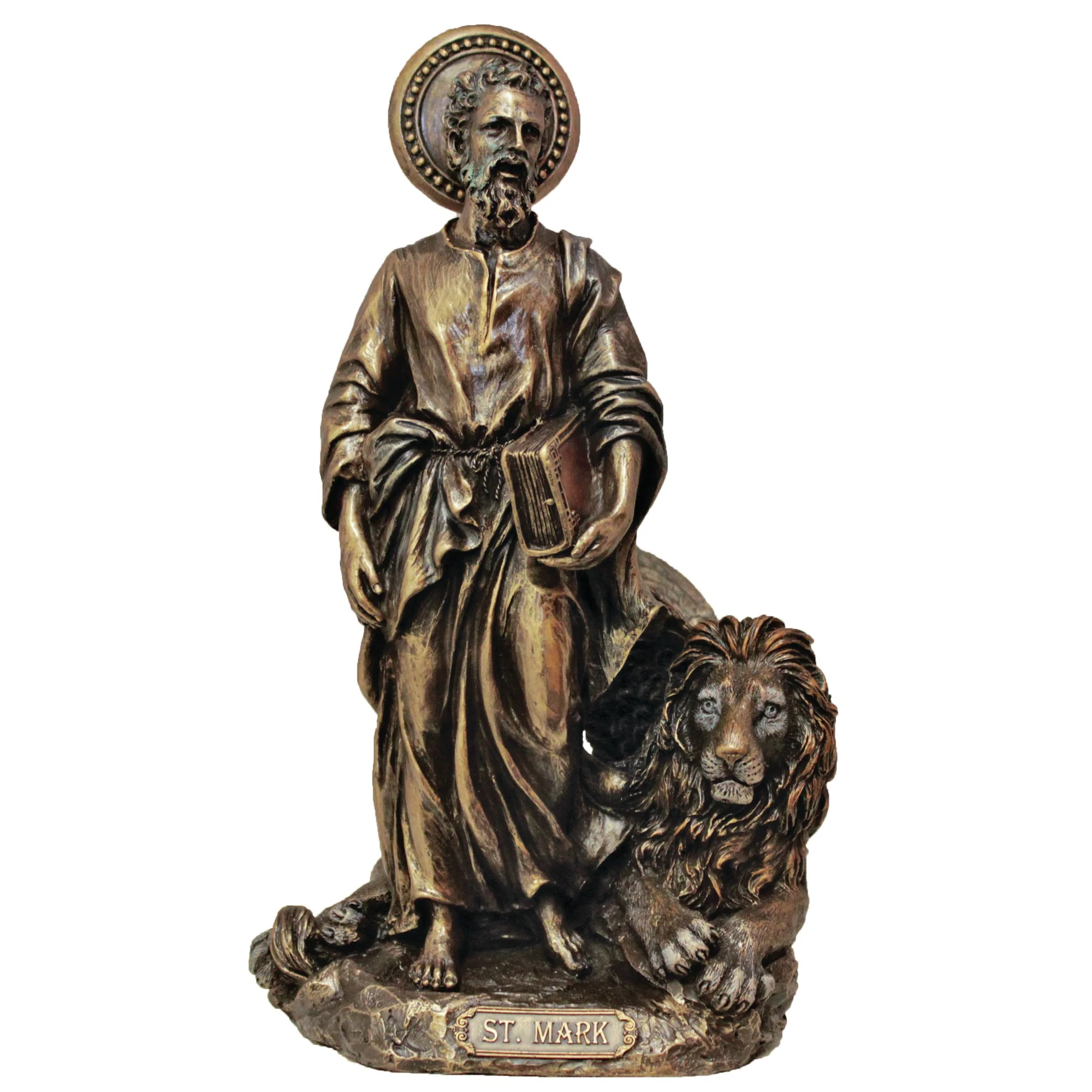 St. Mark Statue, Bronzed, 8.5"
