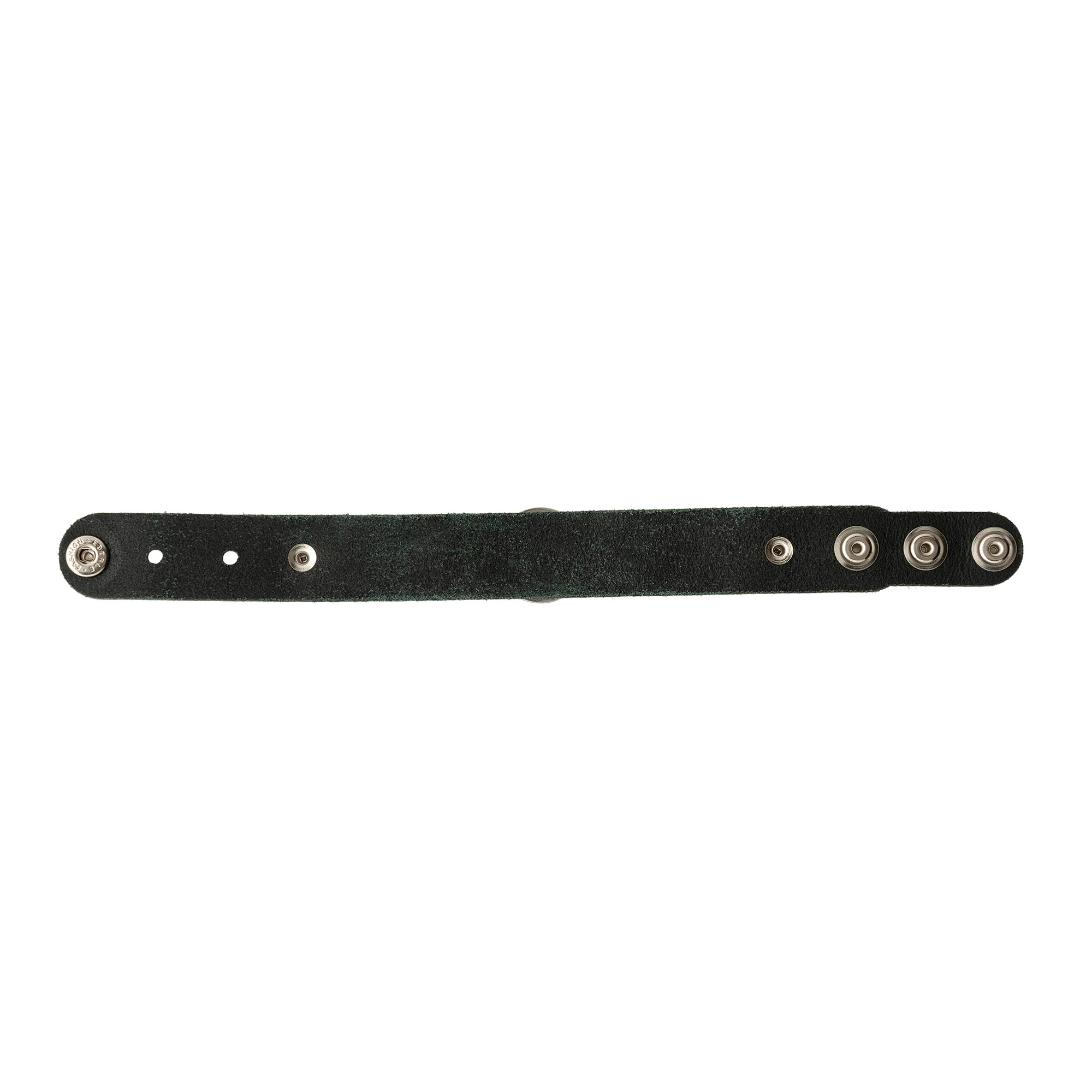 St. Michael Leather Bracelet - Brown or Black - Image 3