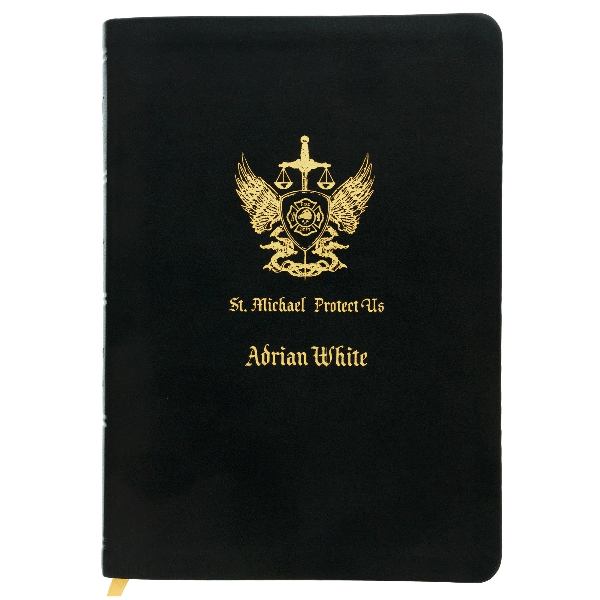 St. Michael Protect Us Fire Fighter Bible
