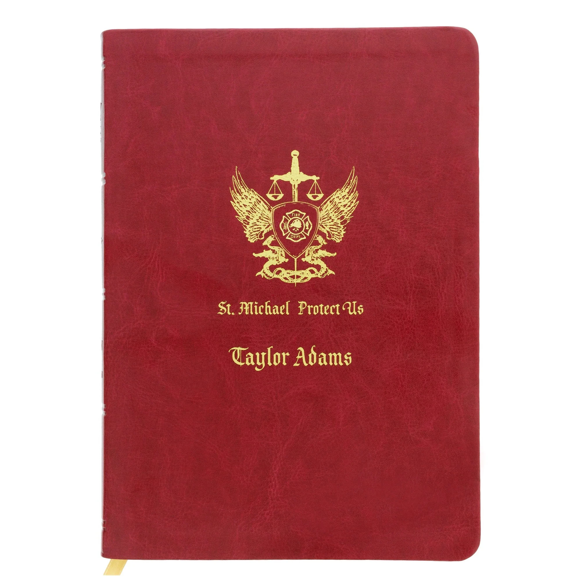 St. Michael Protect Us Fire Fighter Bible - Image 3