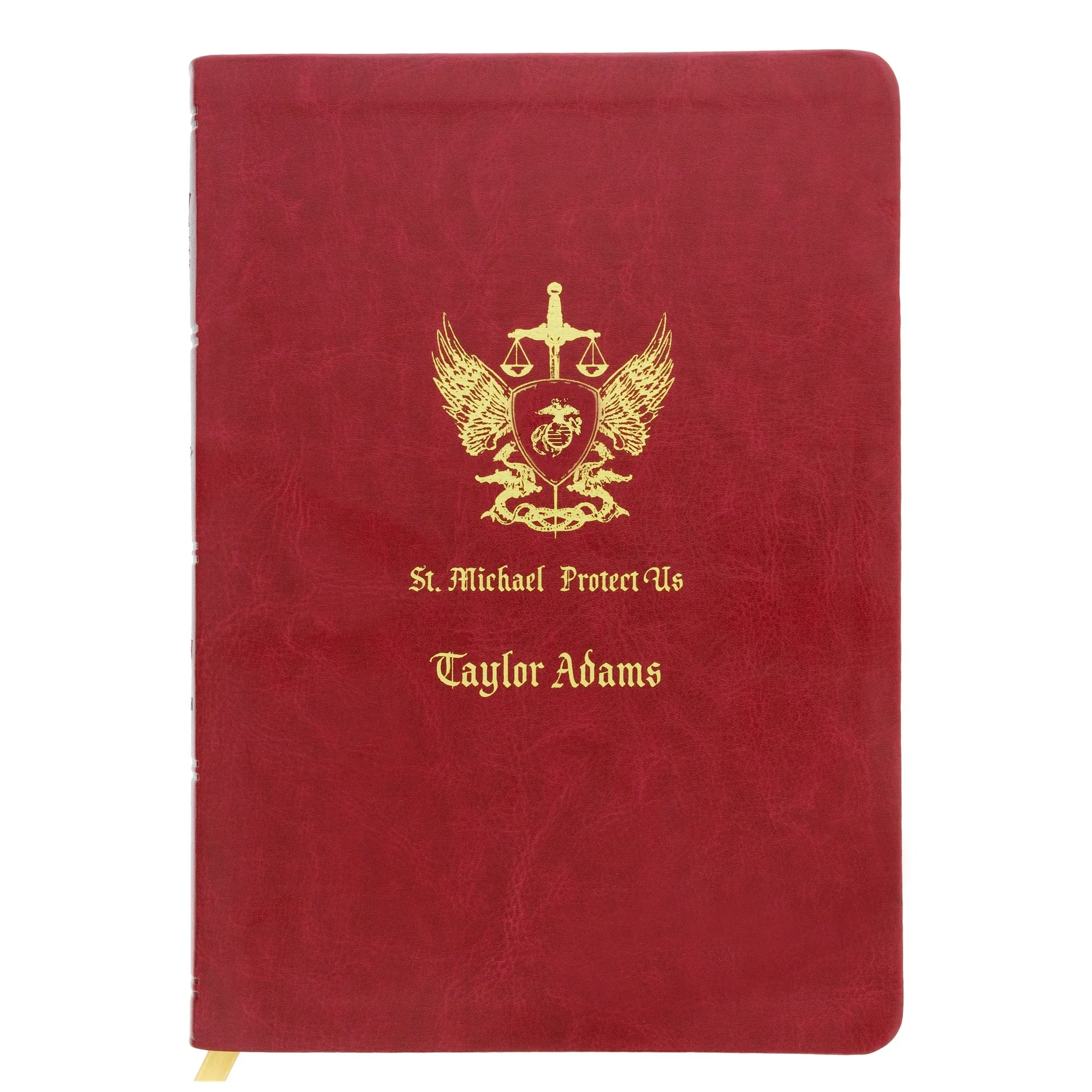St. Michael Protect Us Marine Corps Bible - Image 3
