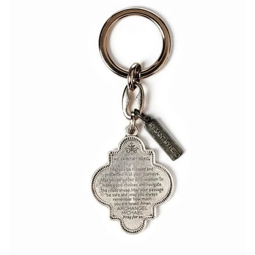 St. Michael Protection Keychain - Image 2