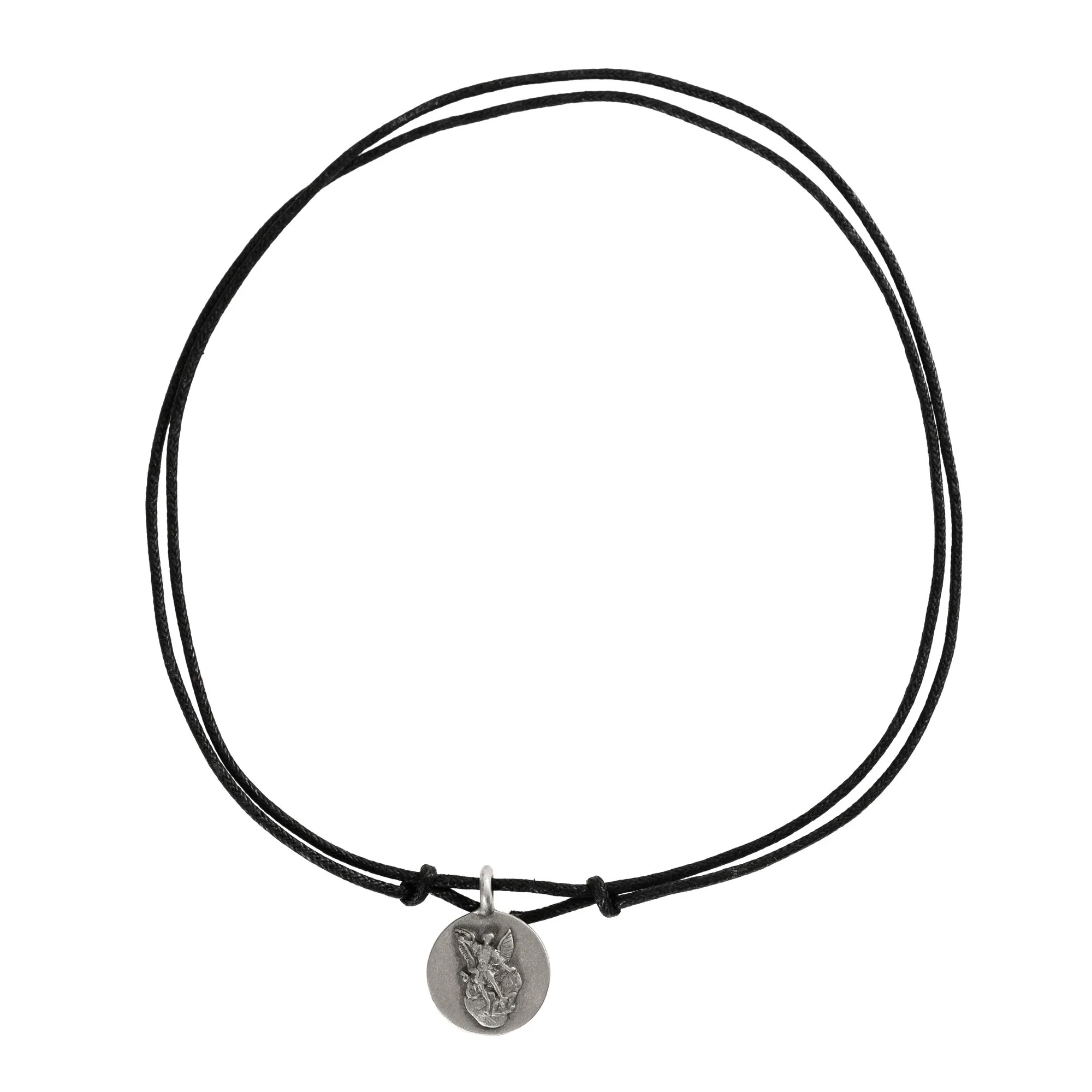 St. Michael Soccer Medal Corded Necklace - Image 2