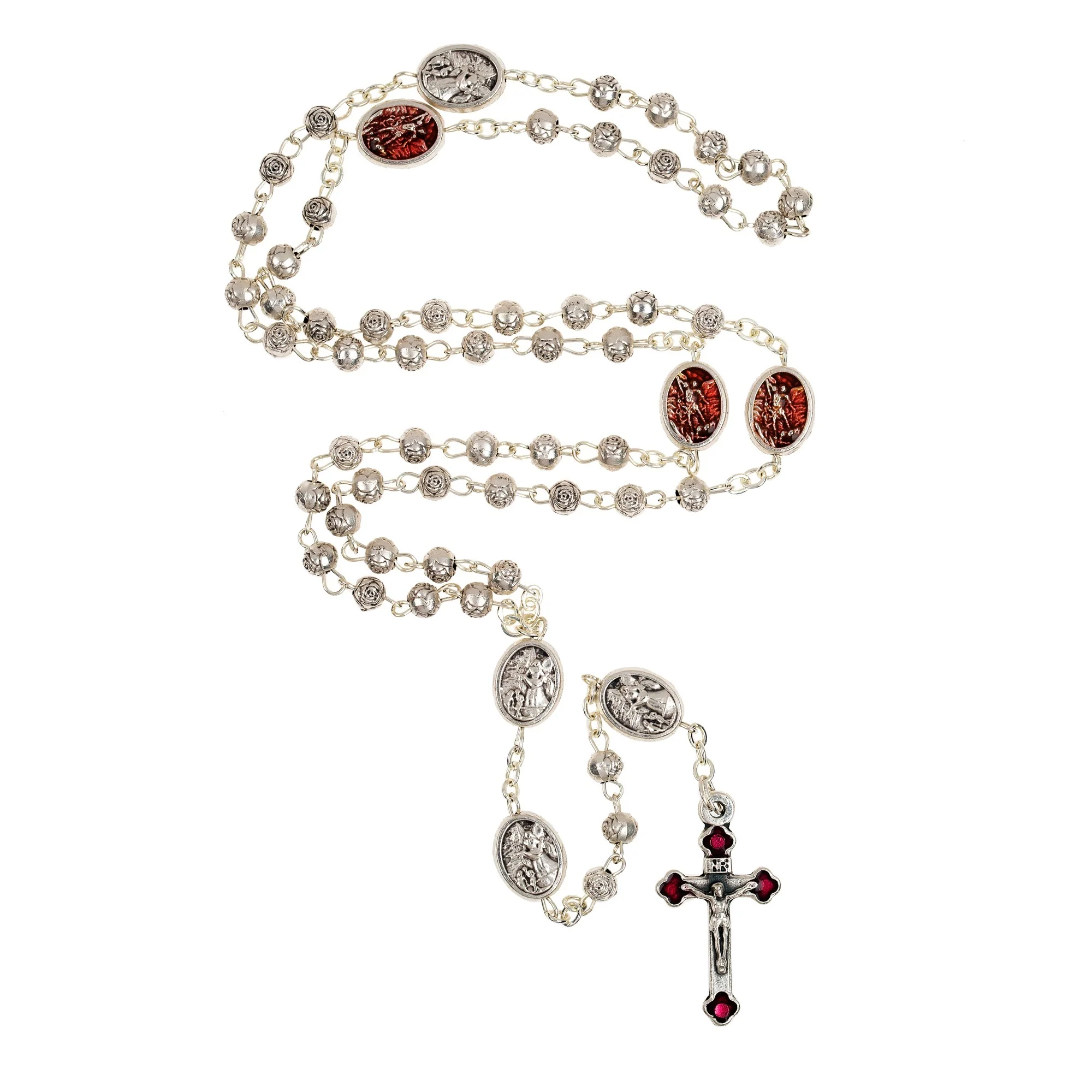 St. Michael the Archangel Rosary with Holder - Image 3