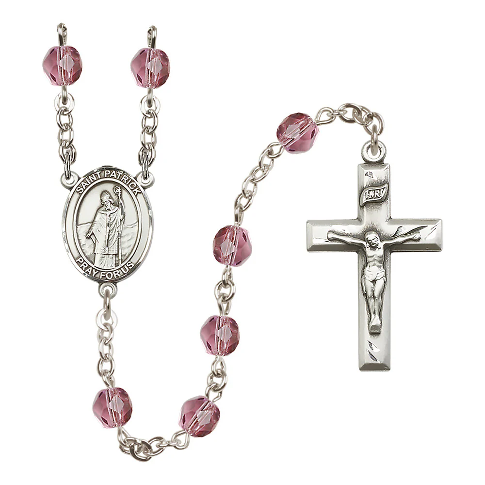St. Patrick Crystal Birthstone Rosary - Multiple Birthstones - Image 2