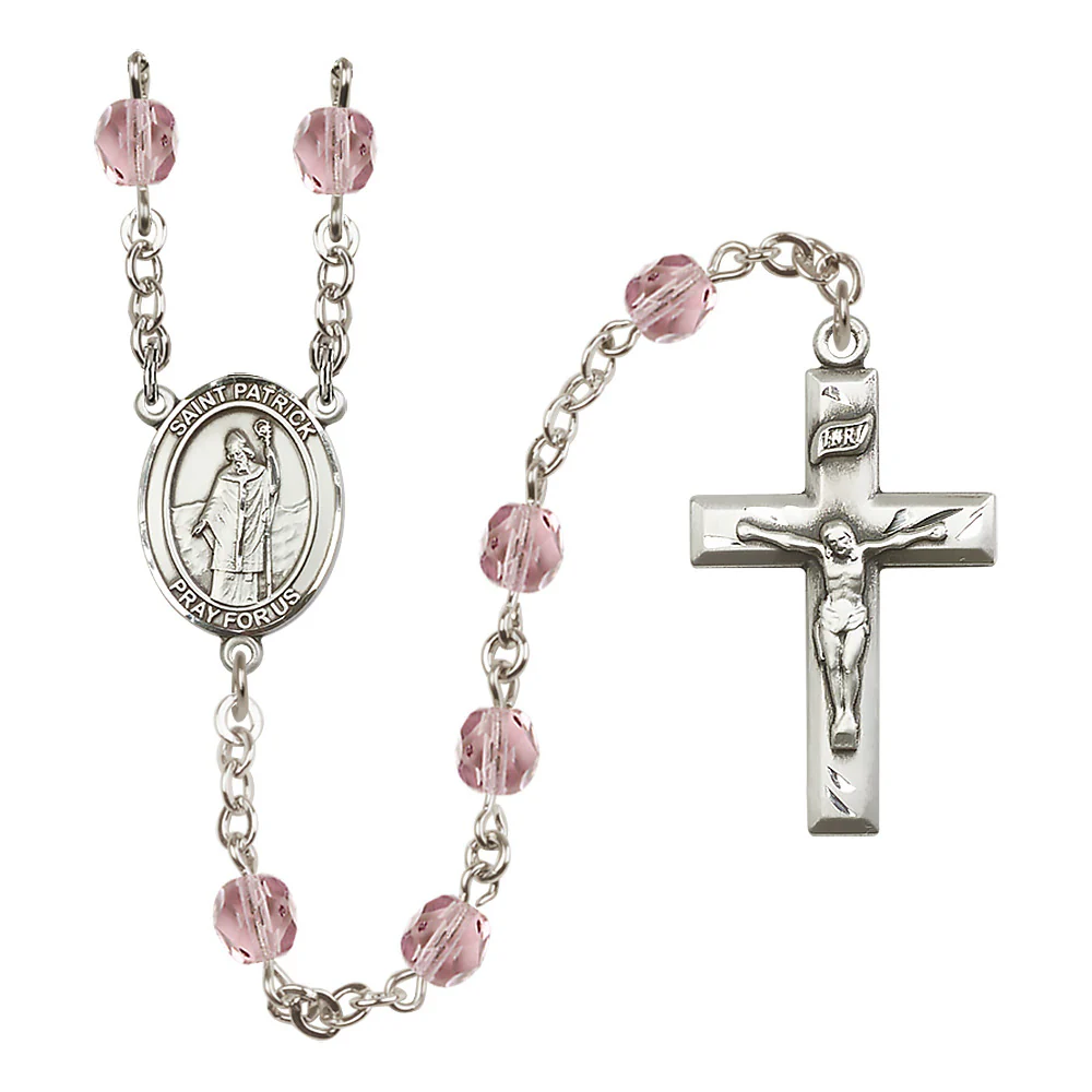 St. Patrick Crystal Birthstone Rosary - Multiple Birthstones - Image 3